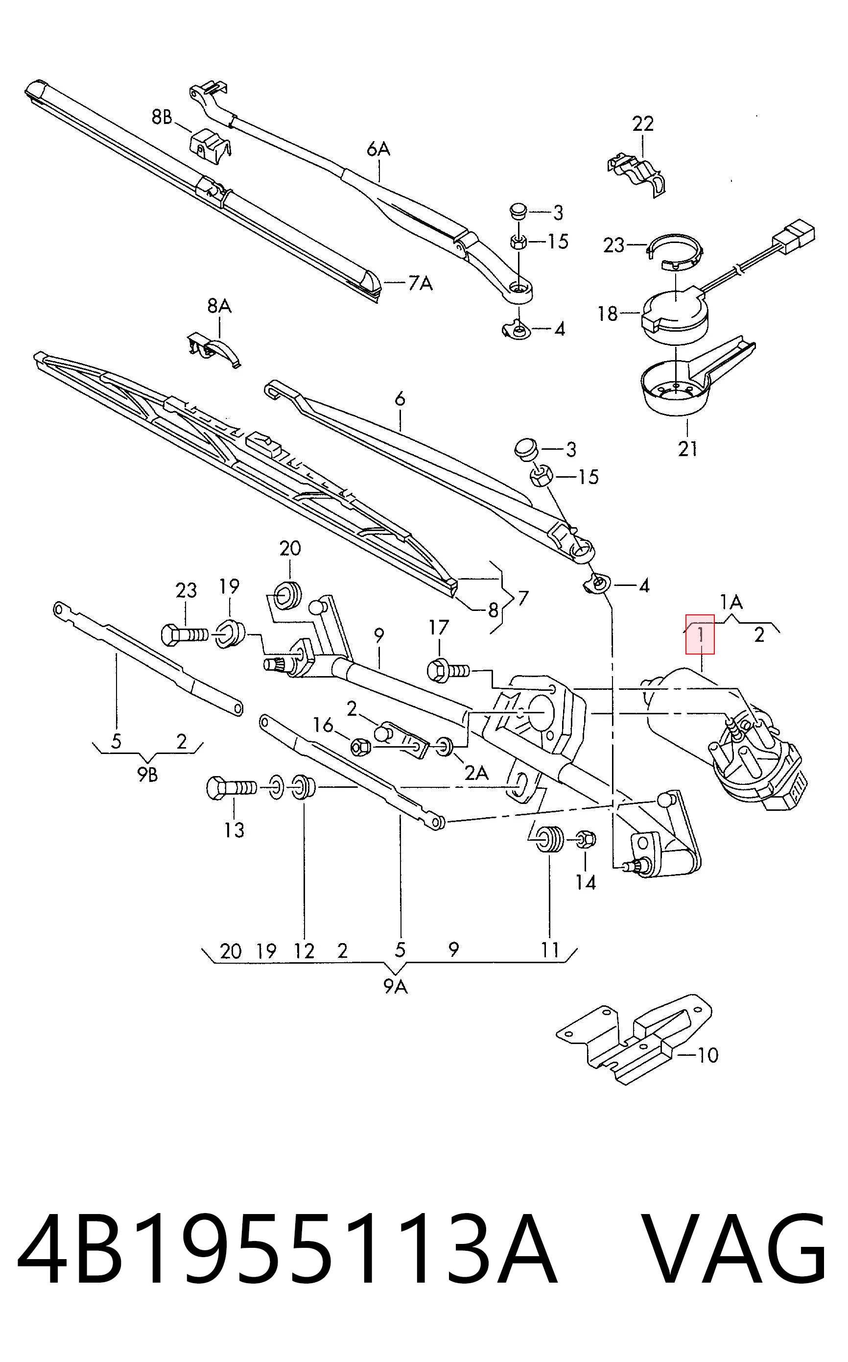 4B1955113A VAG