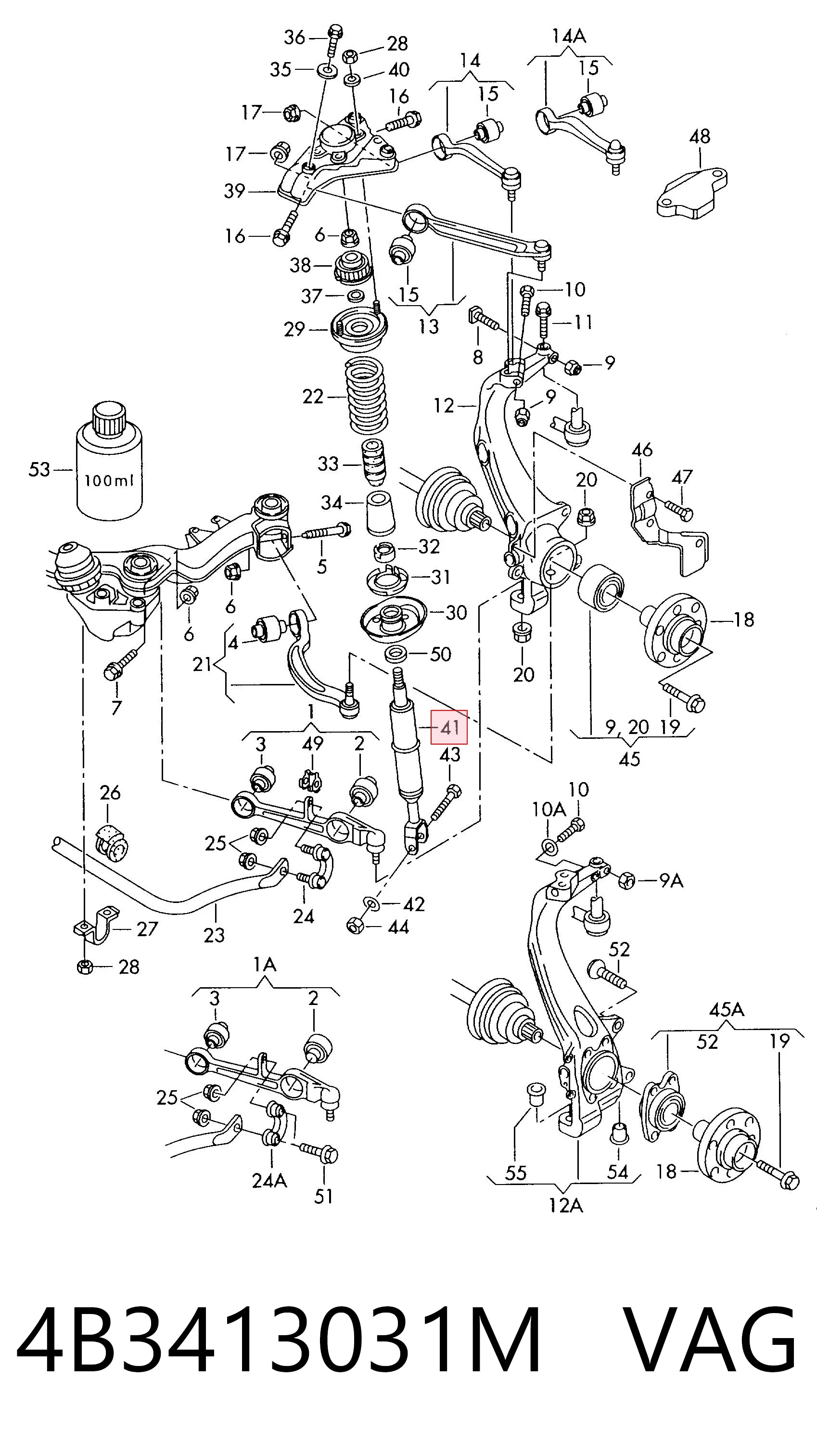 4B3413031M VAG