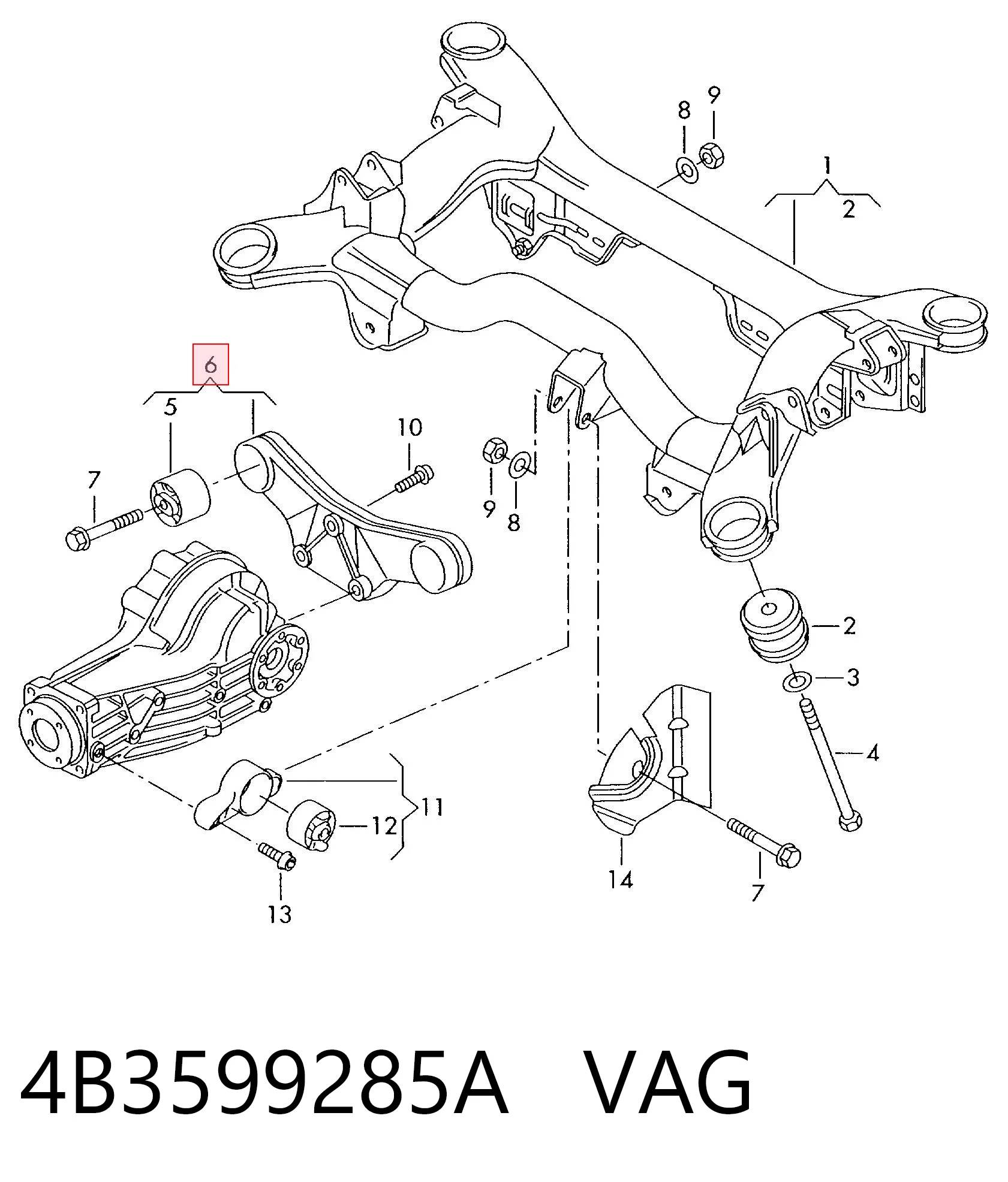 4B3599285A VAG