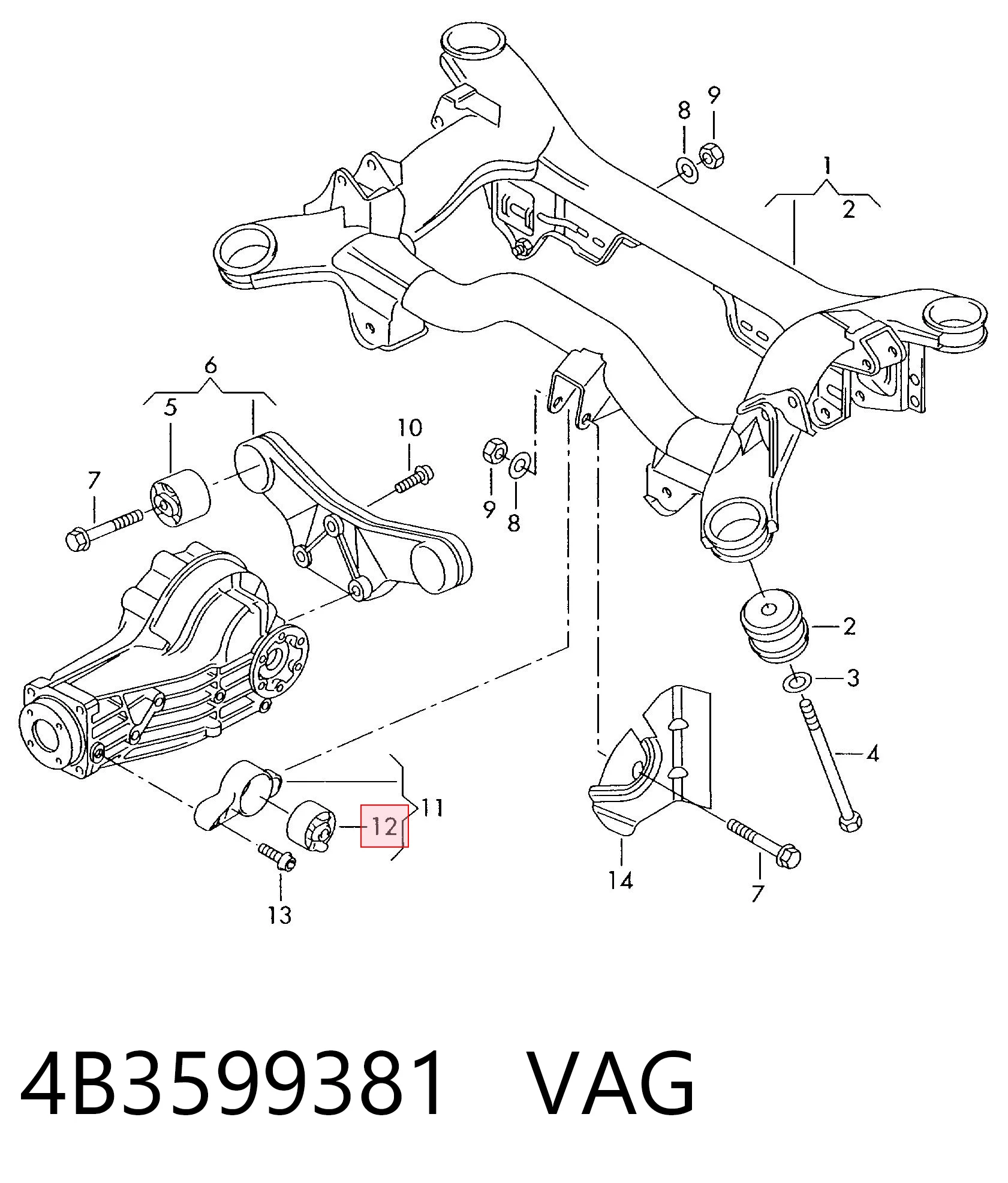 4B3599381 VAG