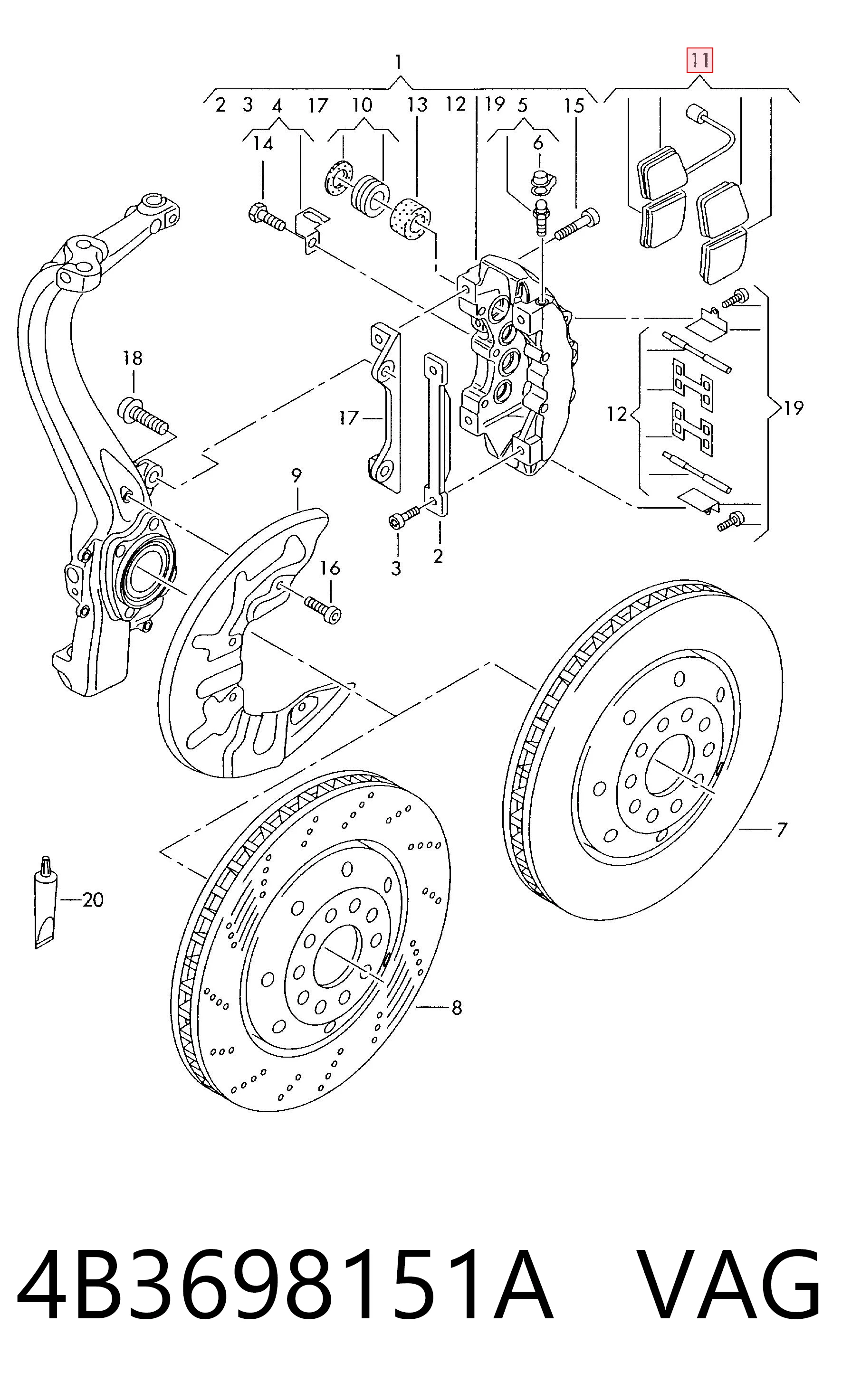 4B3698151A VAG