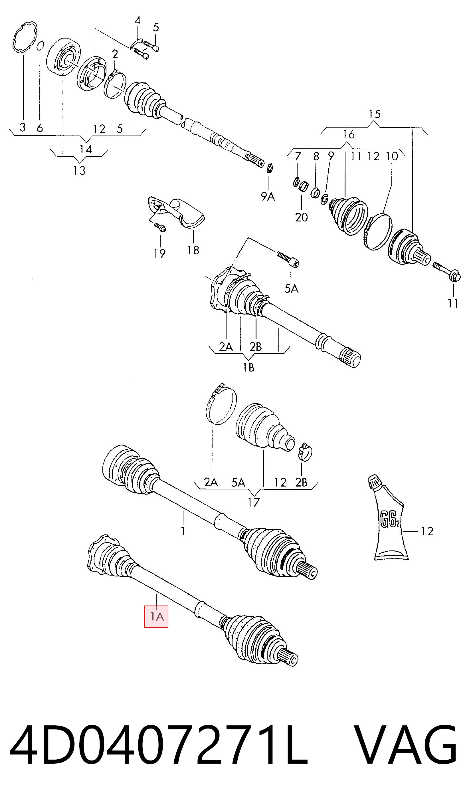 4D0407271L VAG