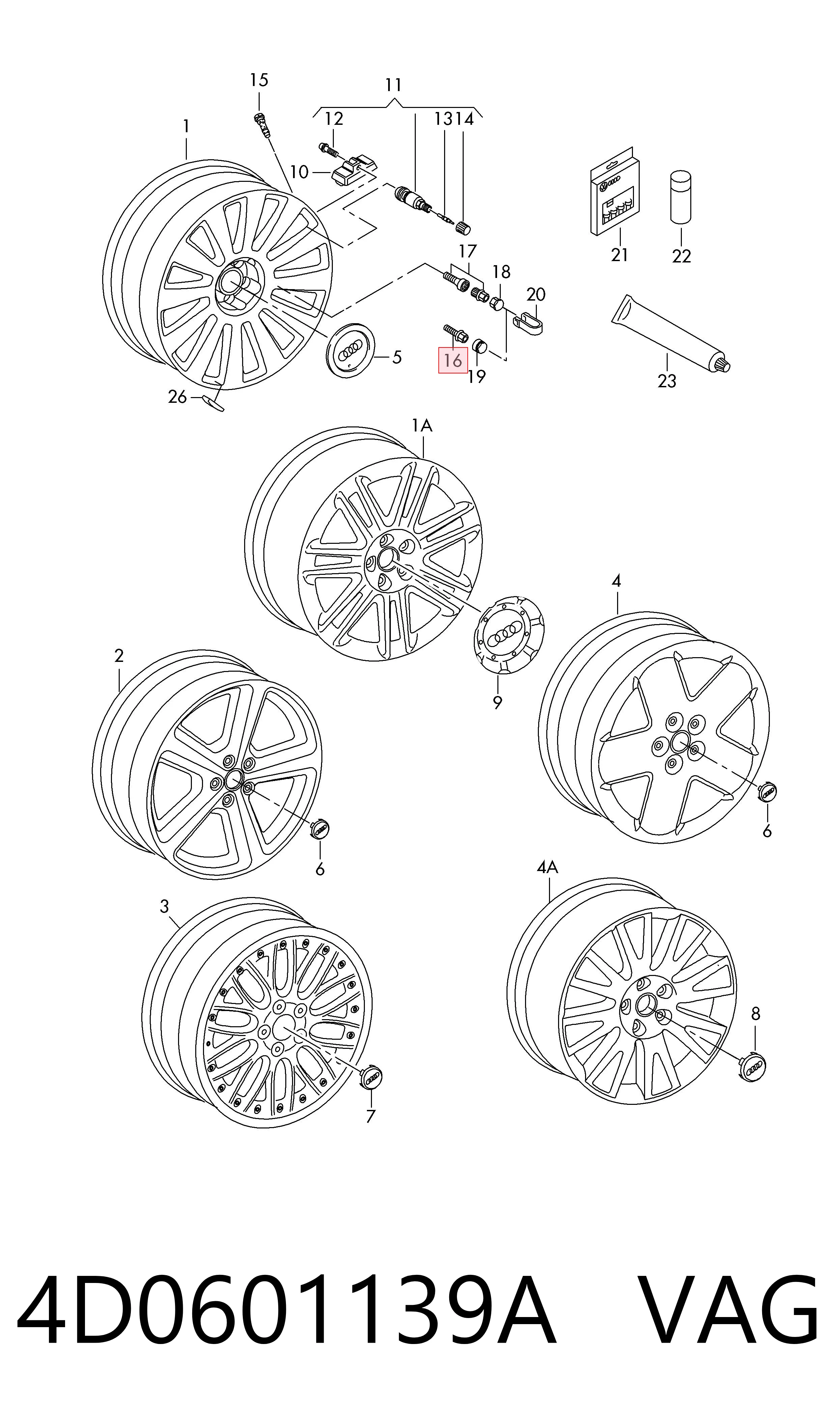 4D0601139A VAG