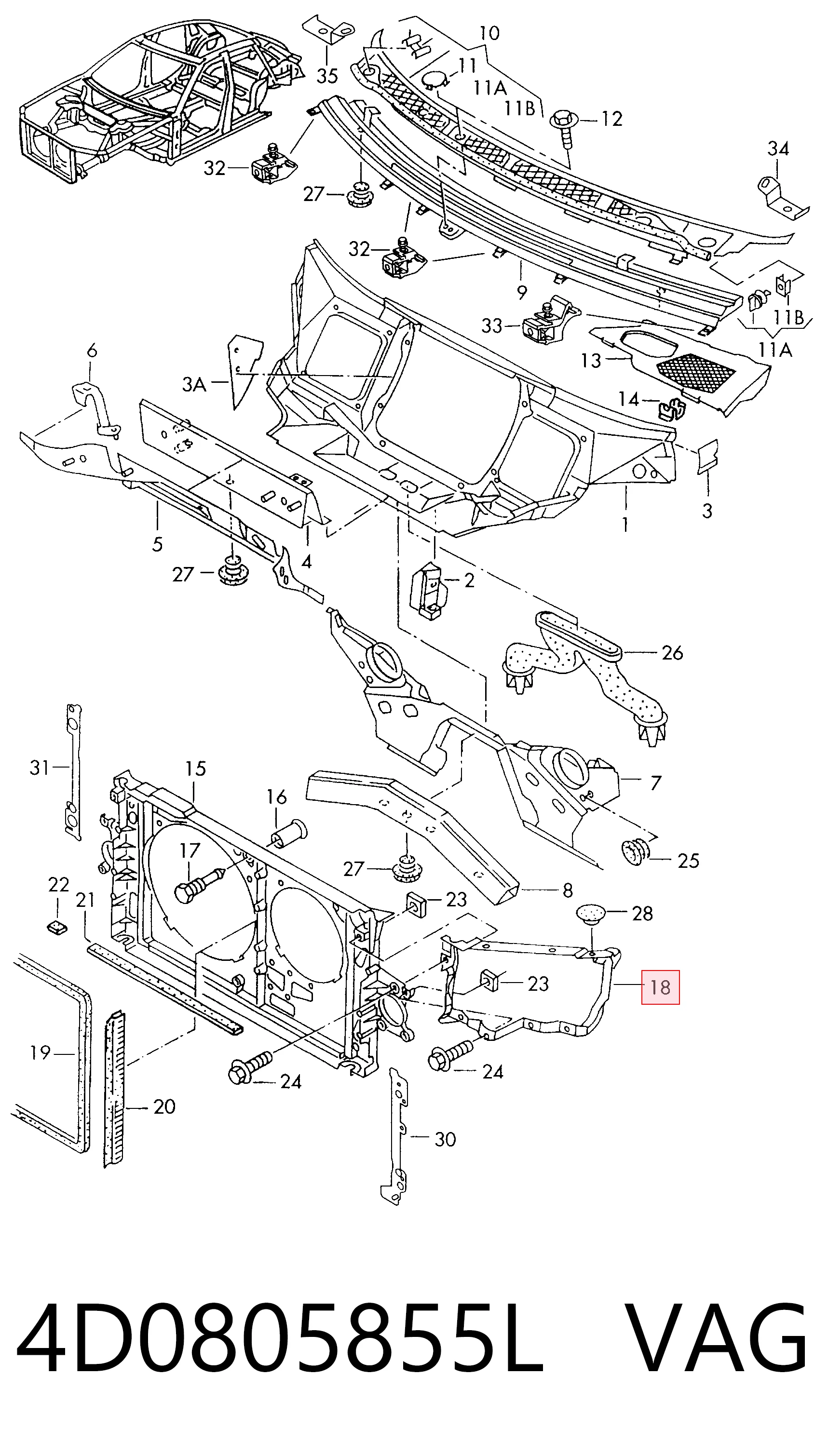 4D0805855L VAG