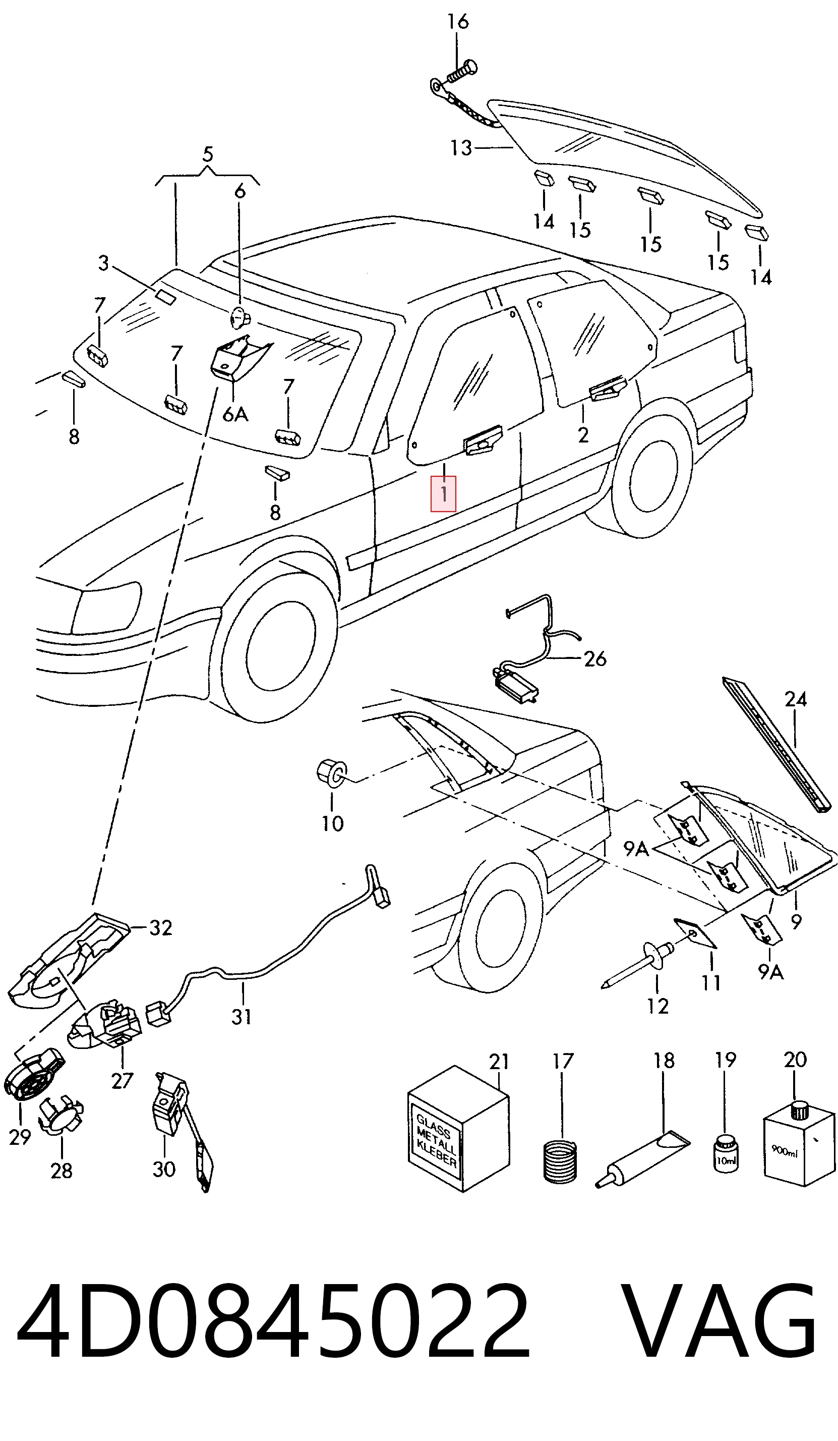 4D0845022 VAG