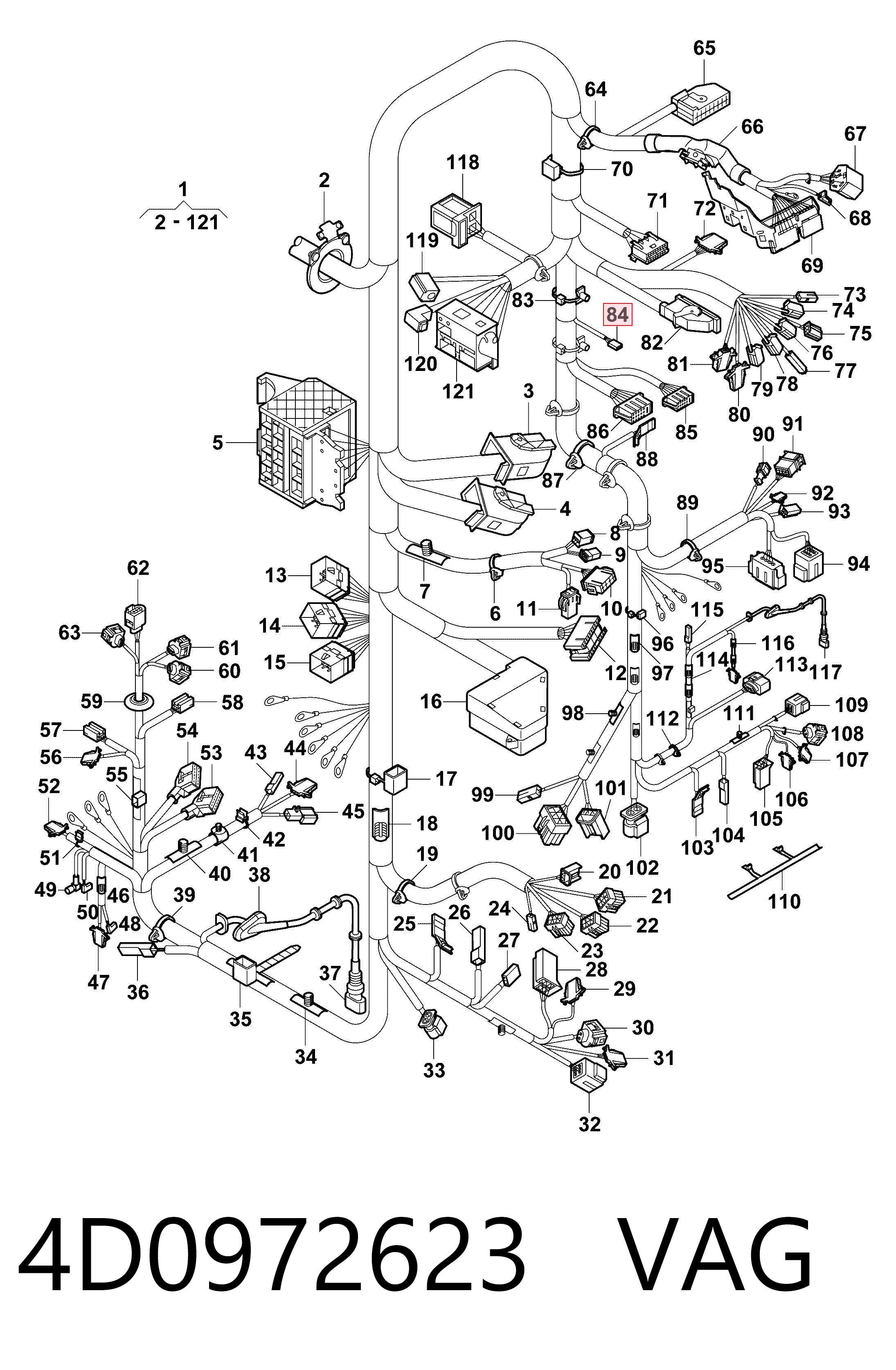 4D0972623 VAG 