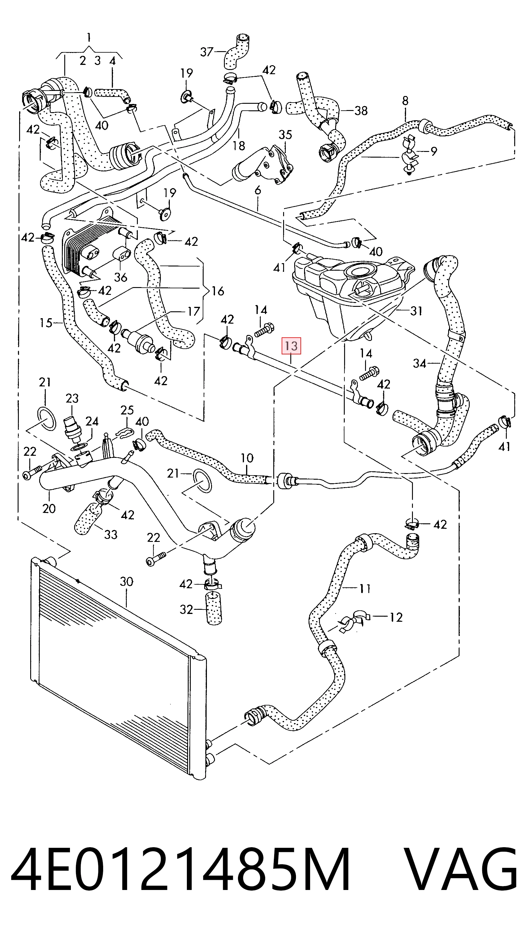 4E0121485M VAG