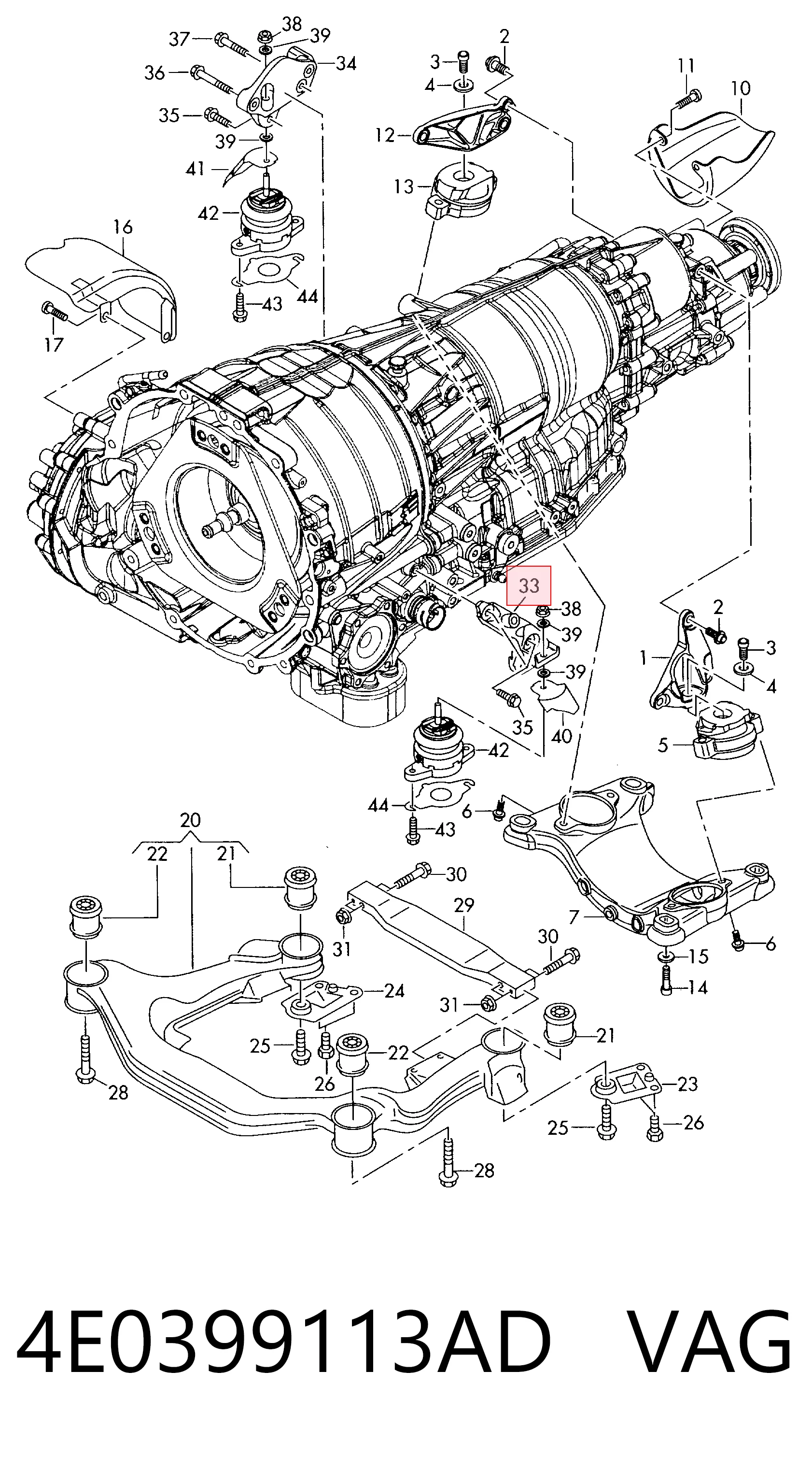 4E0399113AD VAG