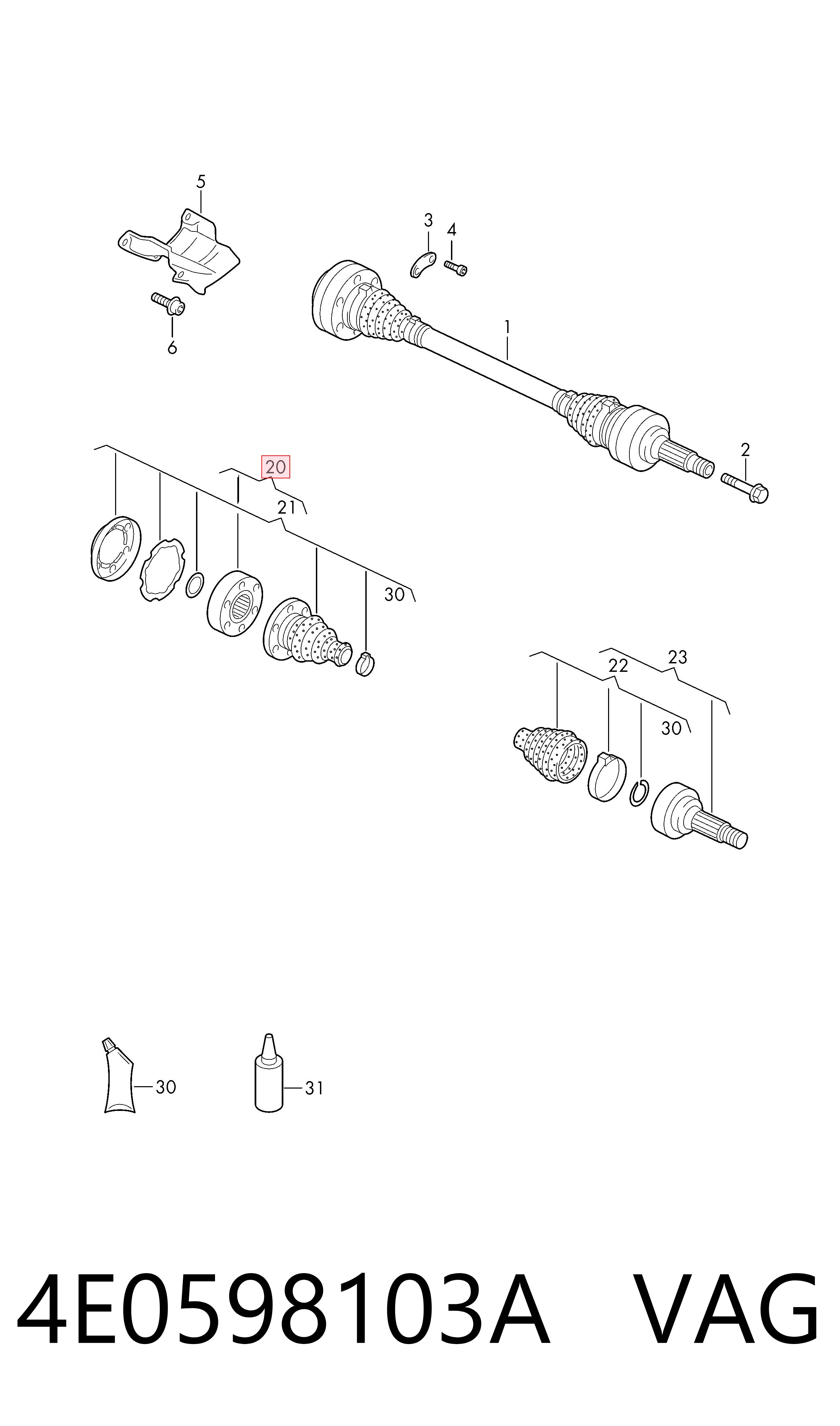 4E0598103A VAG