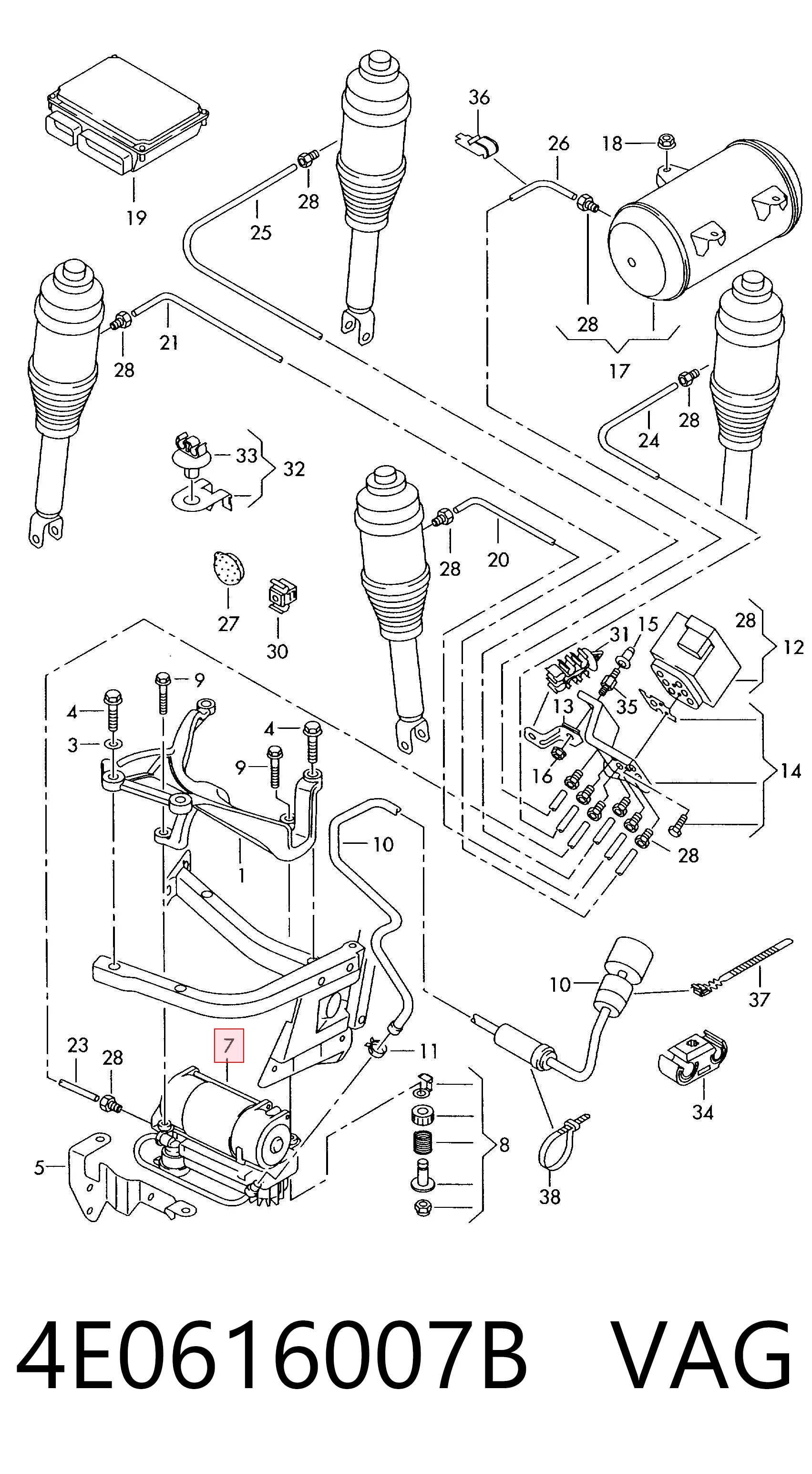 4E0616007B VAG