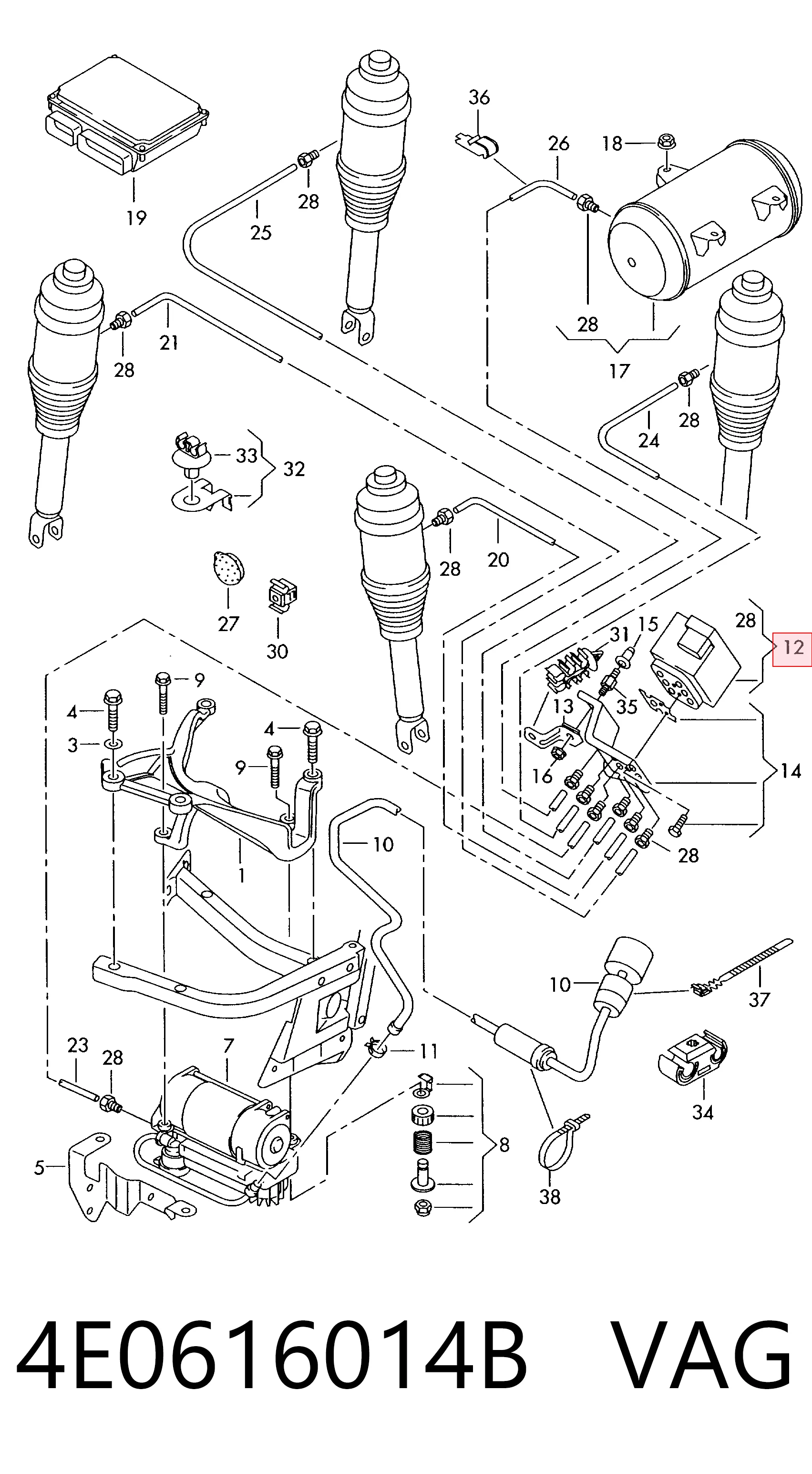 4E0616014B VAG