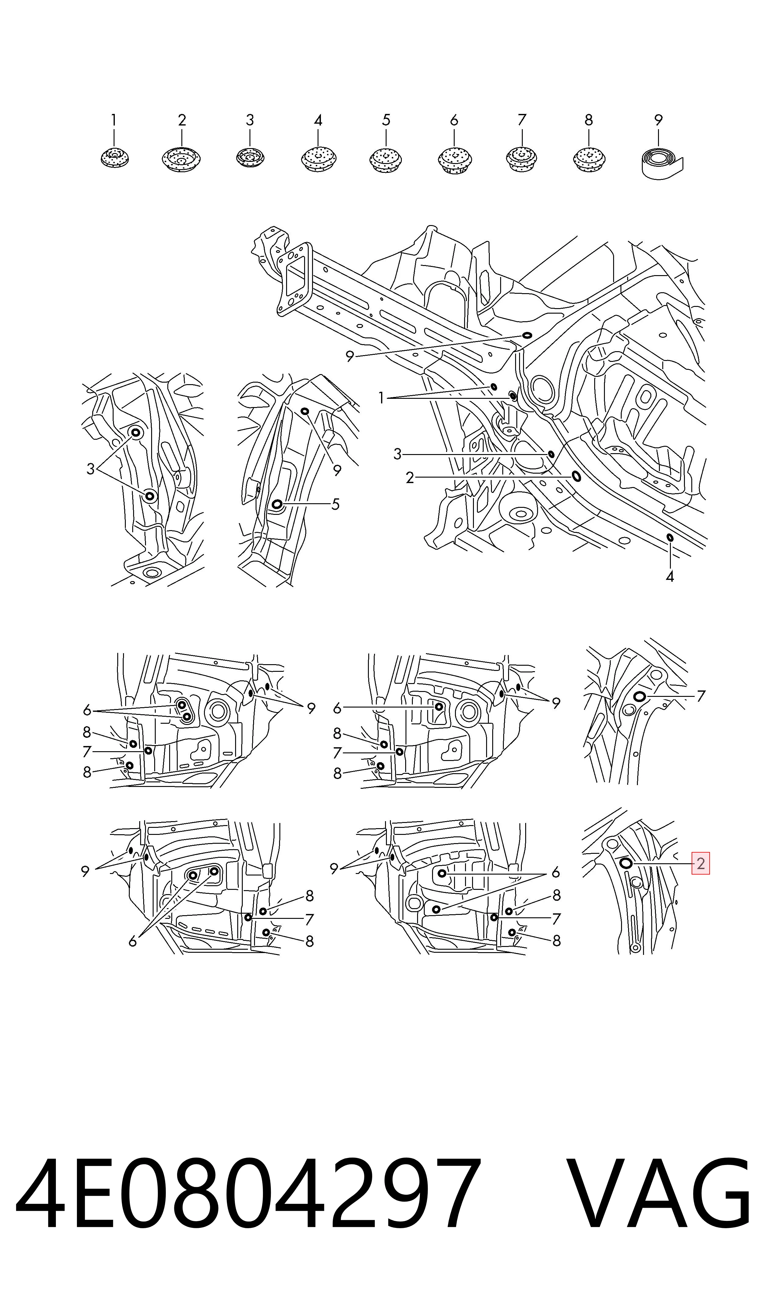 4E0804297 VAG 