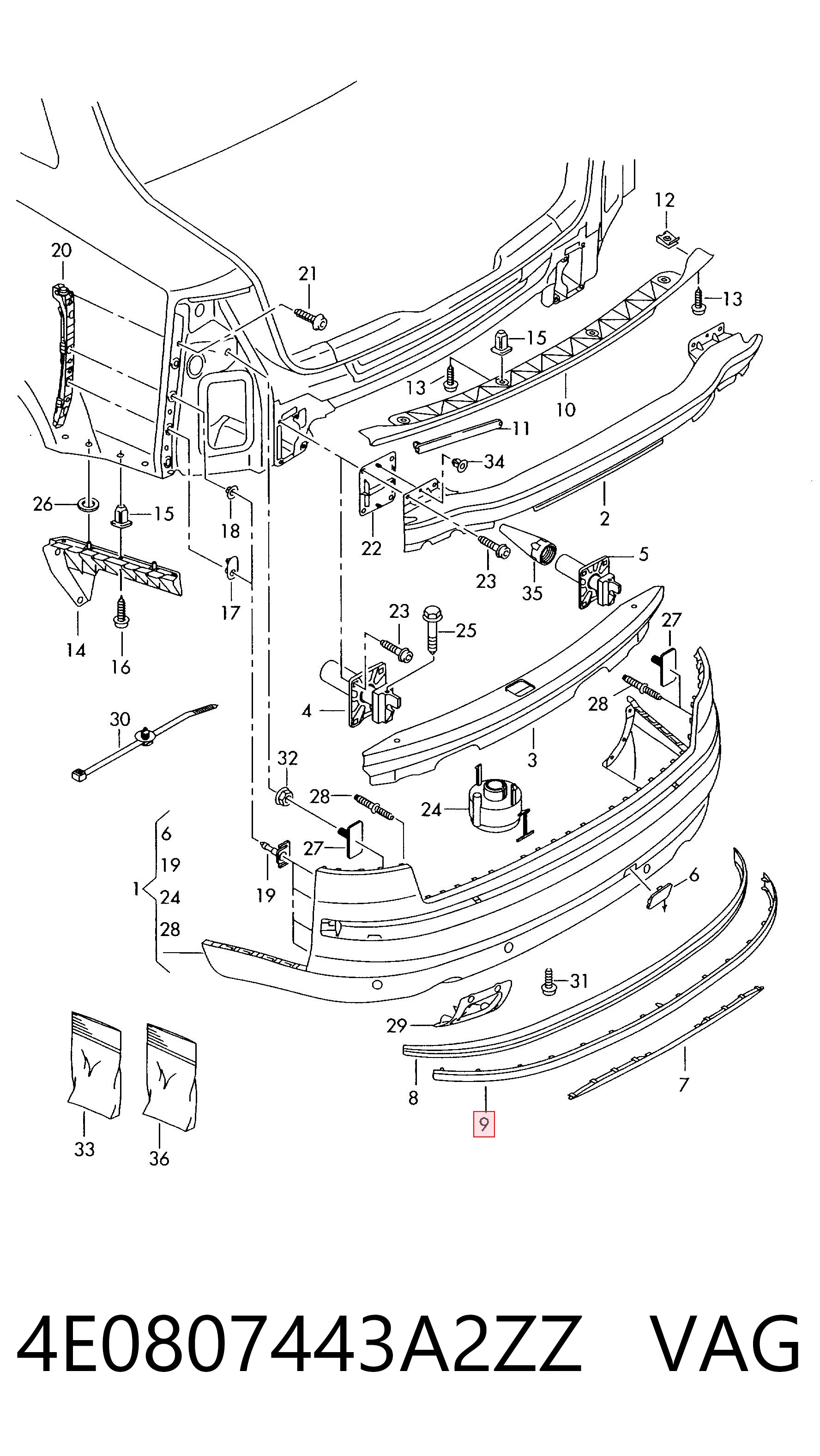 4E0807443A2ZZ VAG