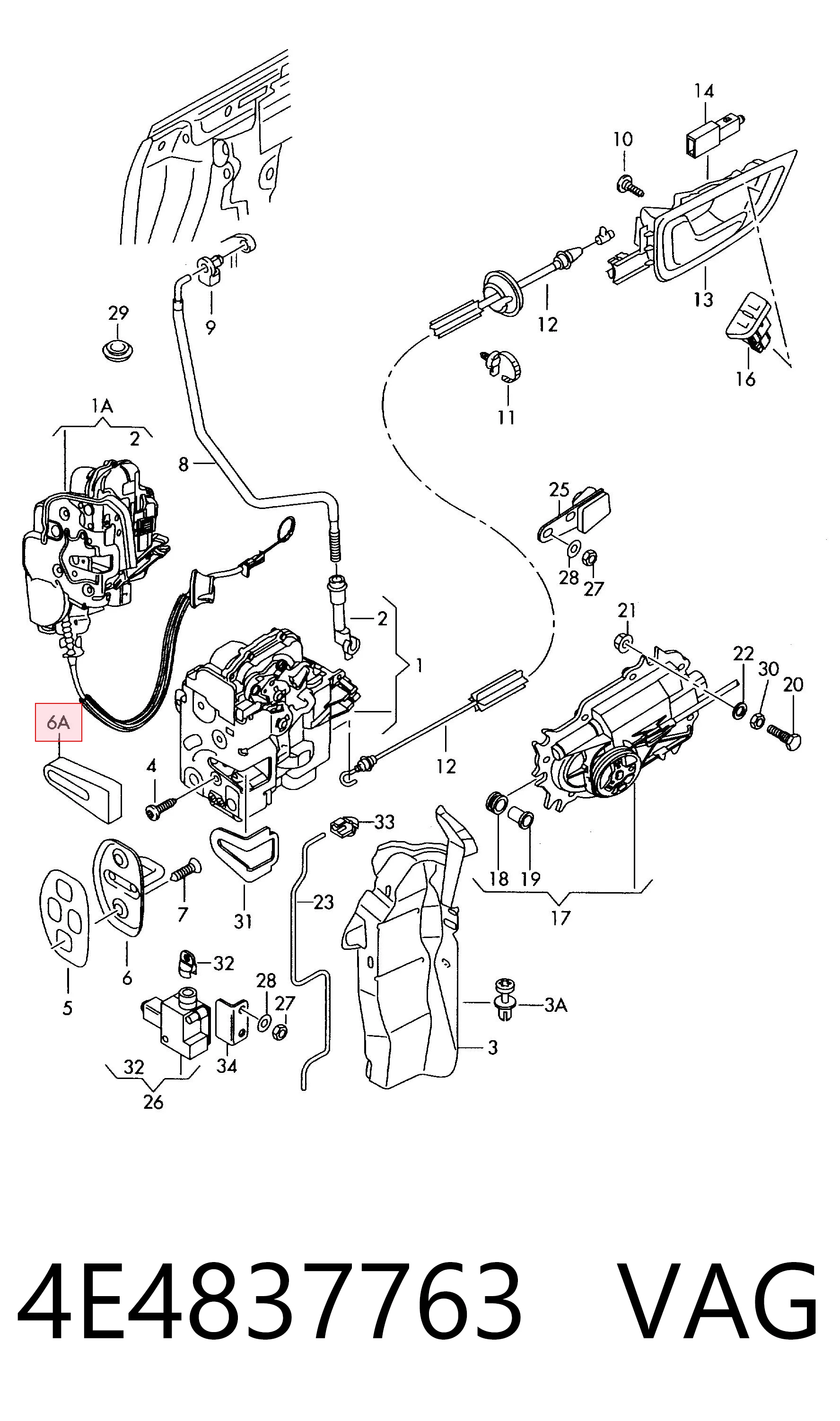 4E4837763 VAG