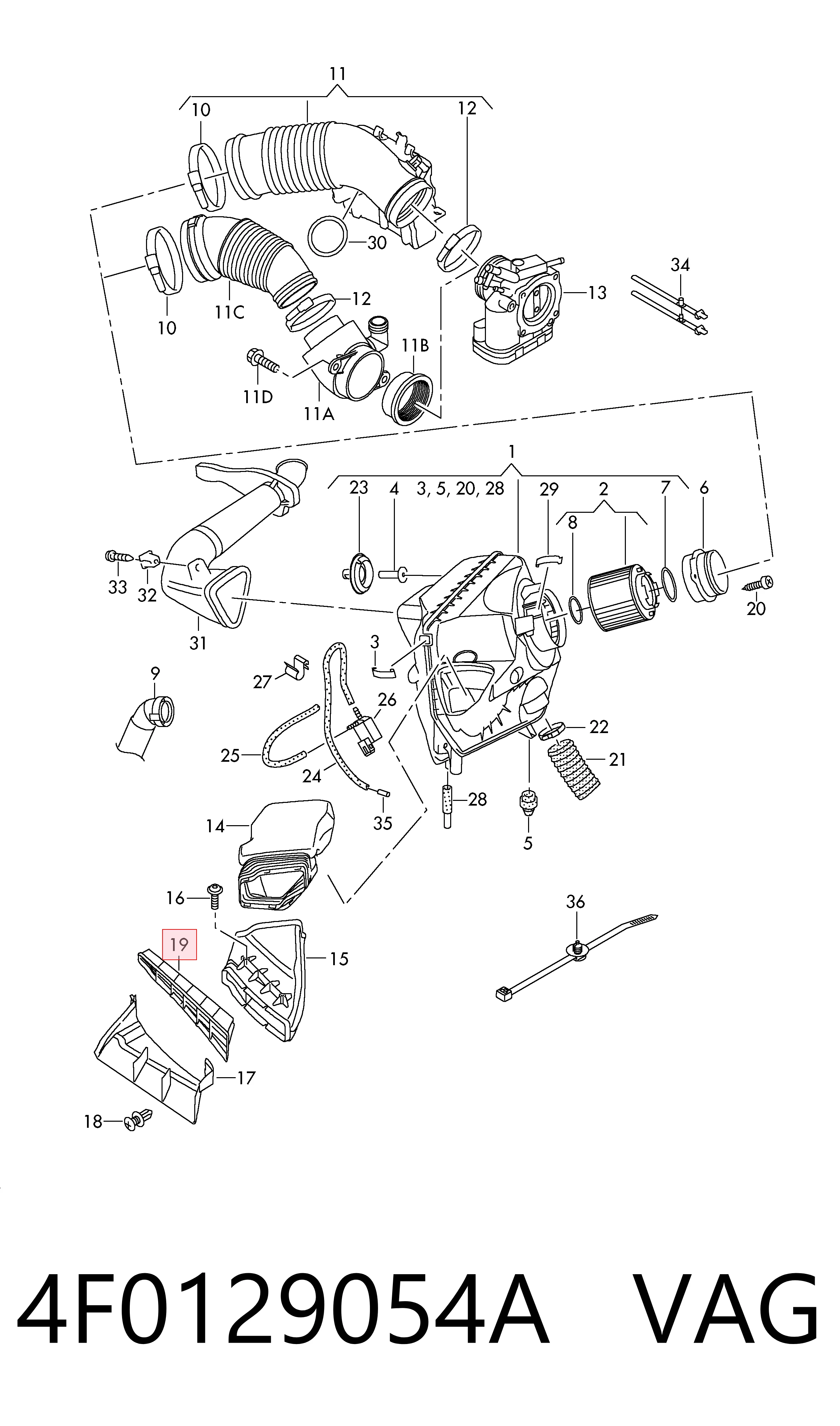 4F0129054A VAG 