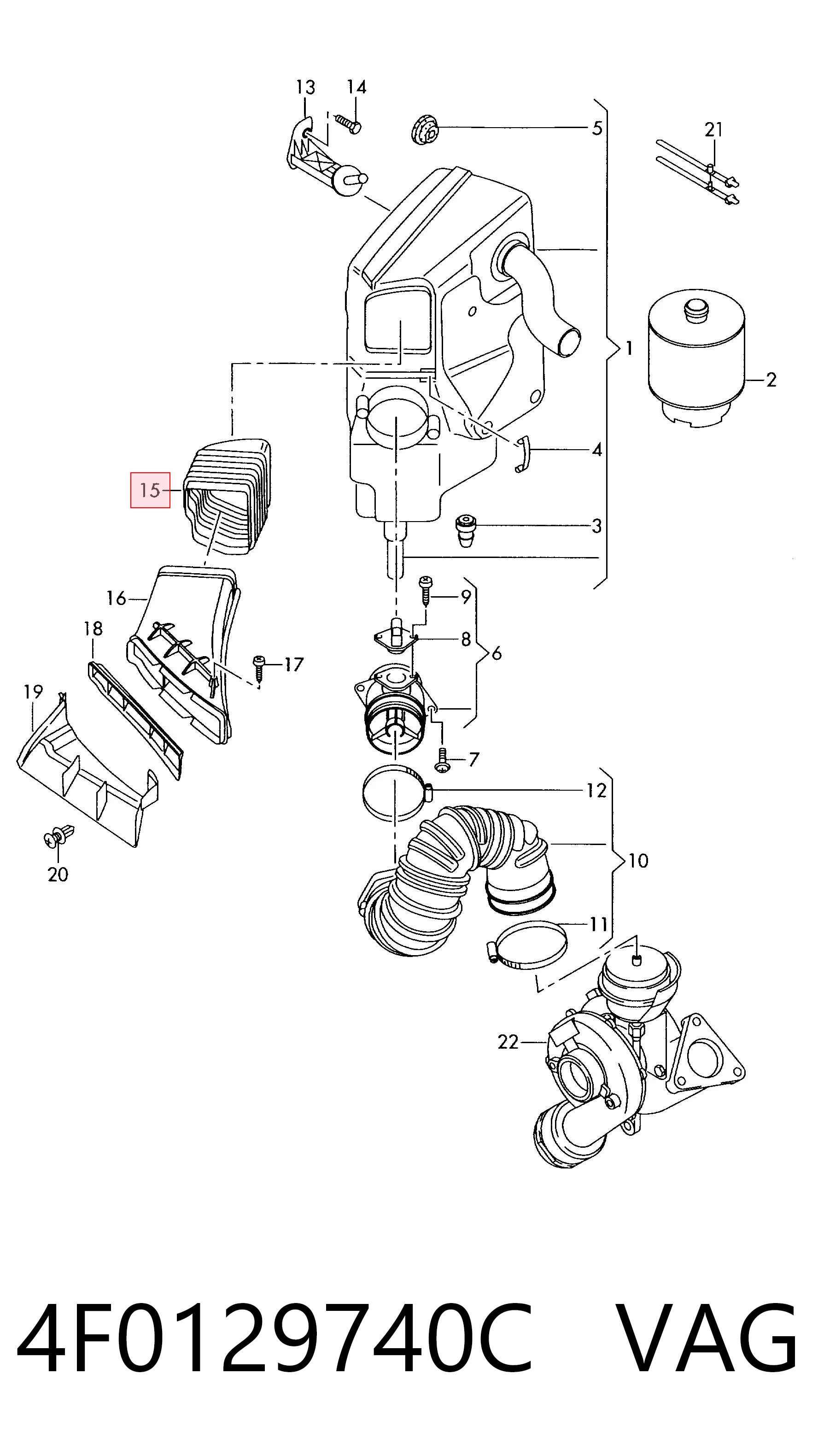 4F0129740C VAG 