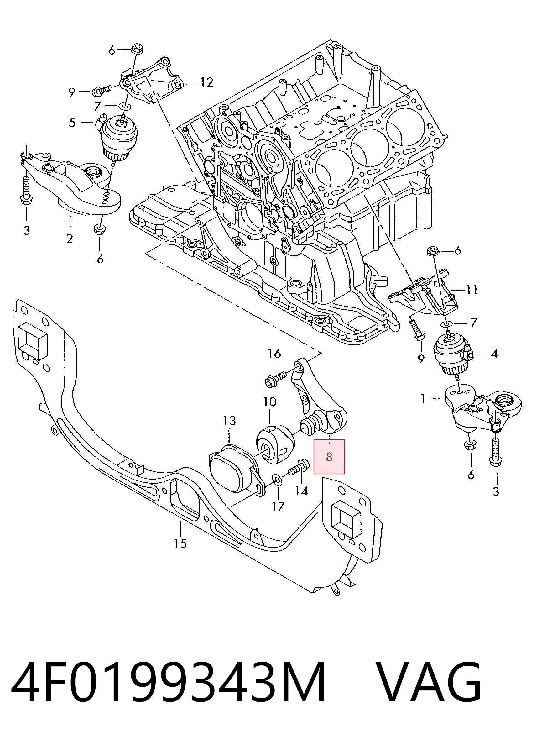 4F0199343M VAG