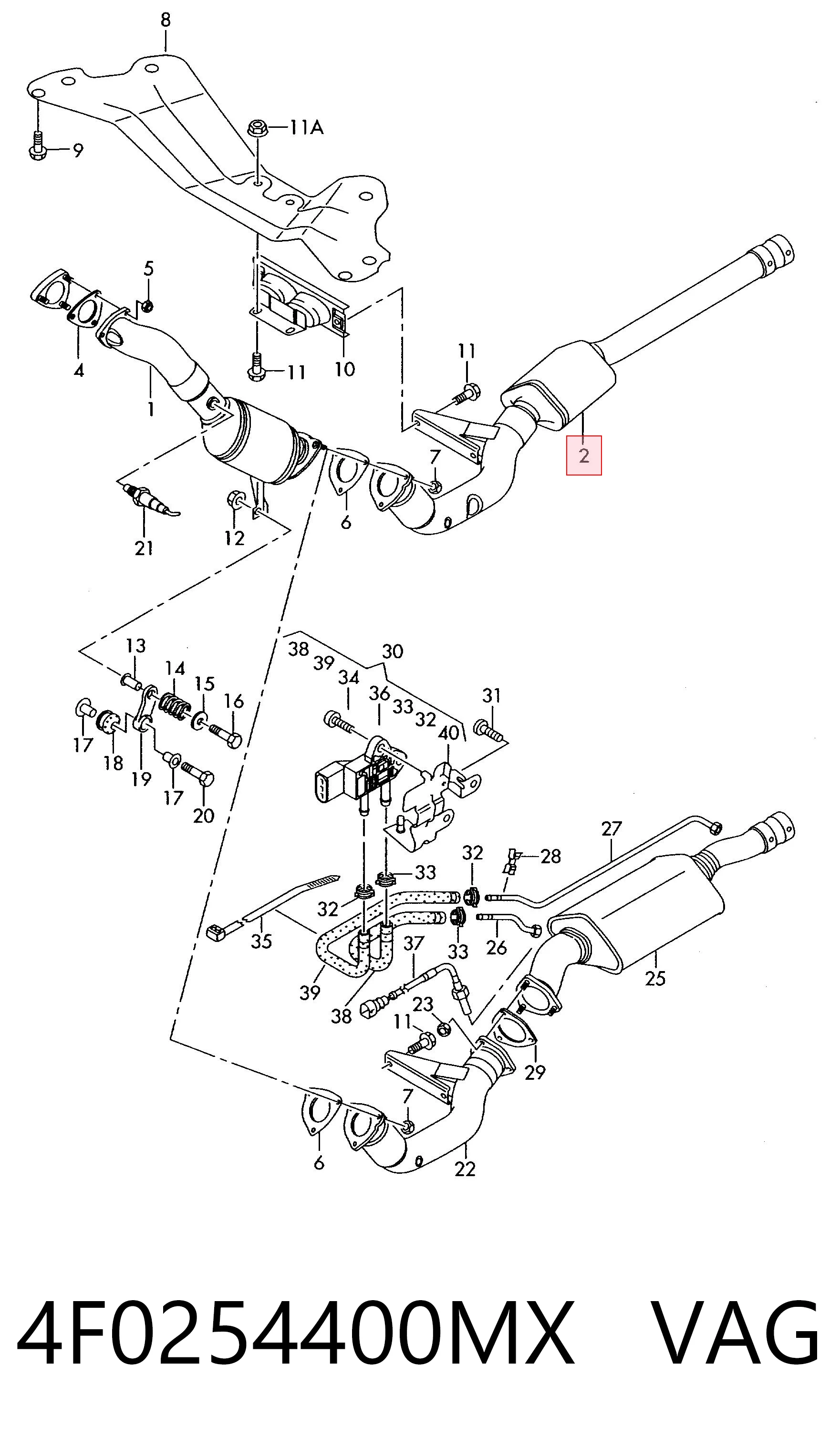 4F0254400MX VAG