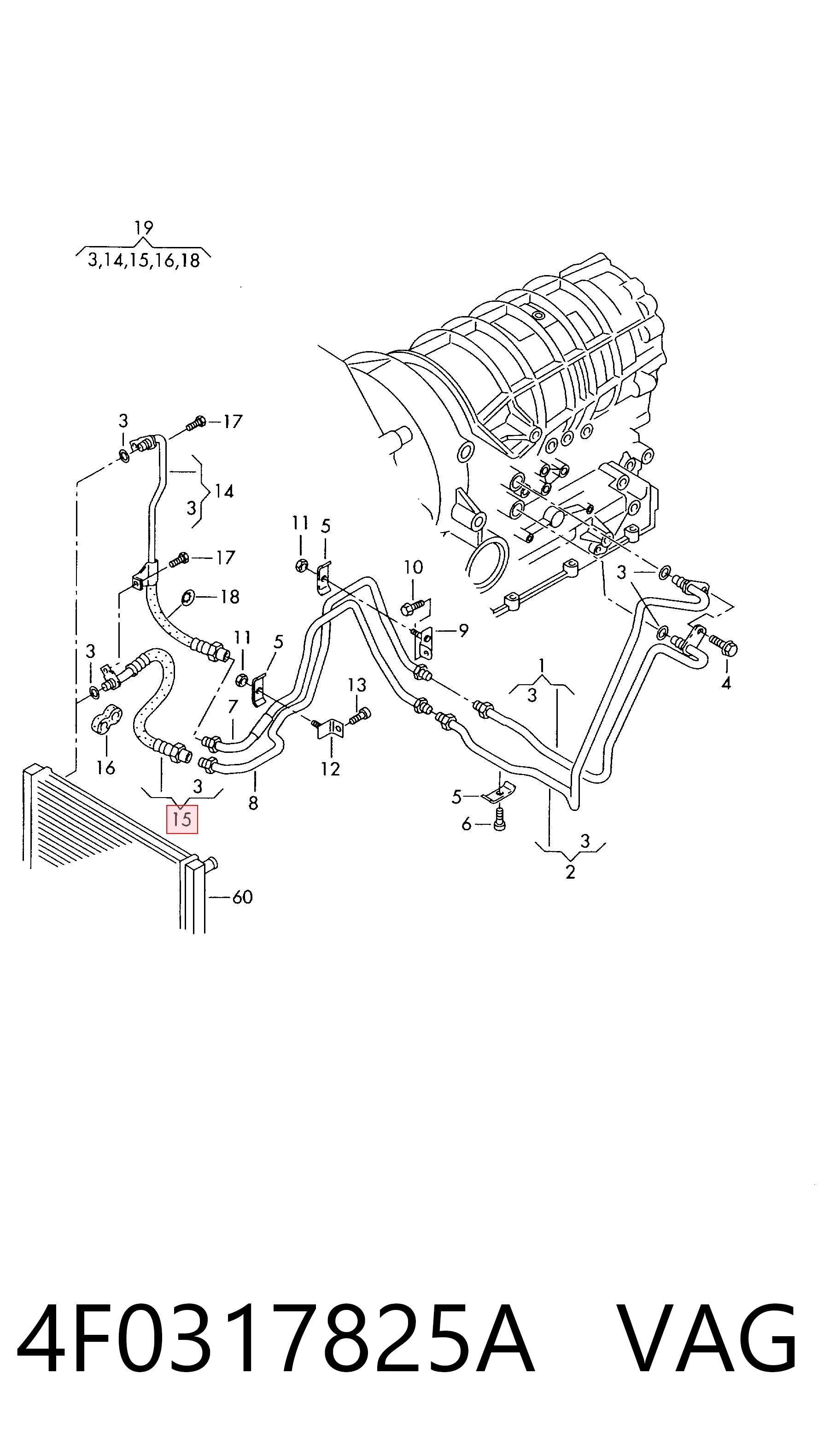 4F0317825A VAG