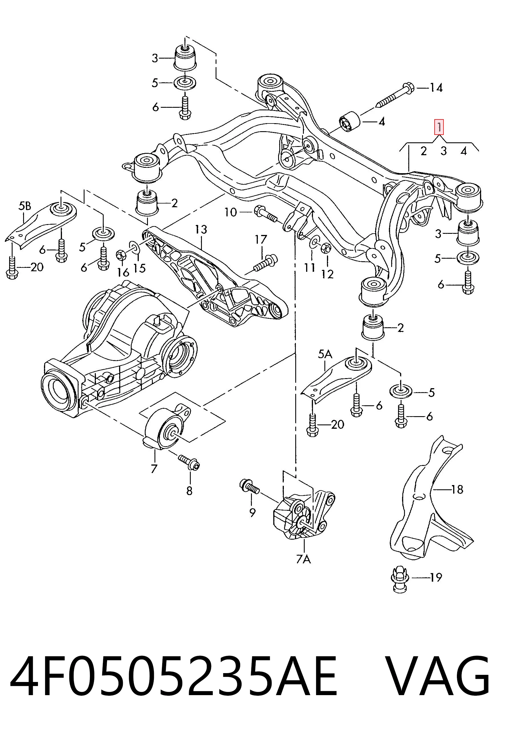 4F0505235AE VAG