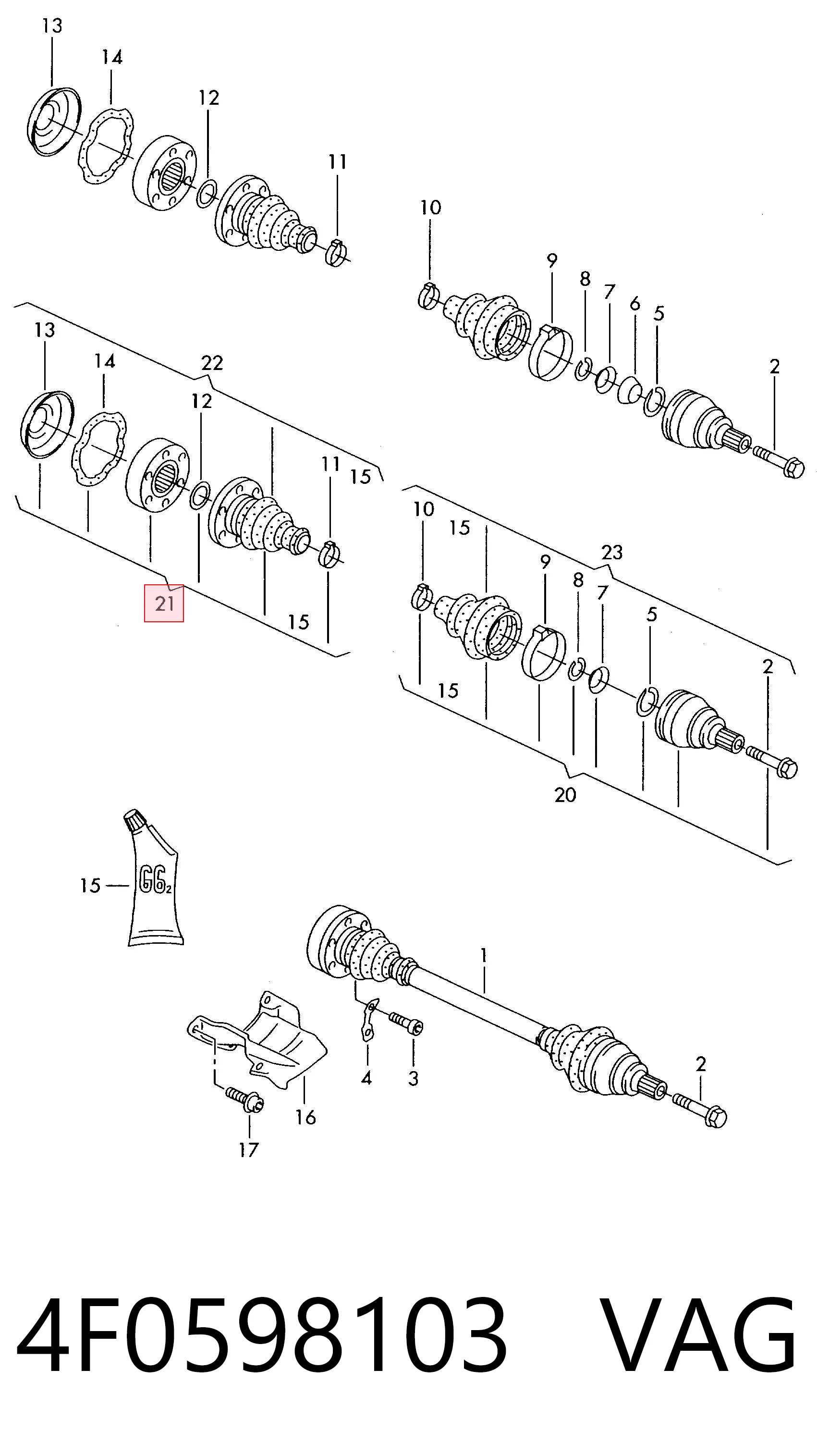 4F0598103 VAG