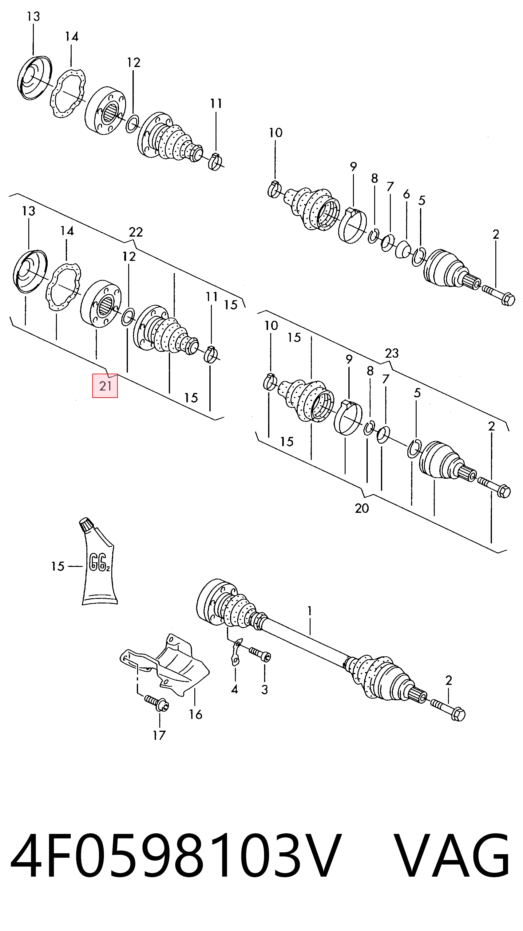 4F0598103V VAG