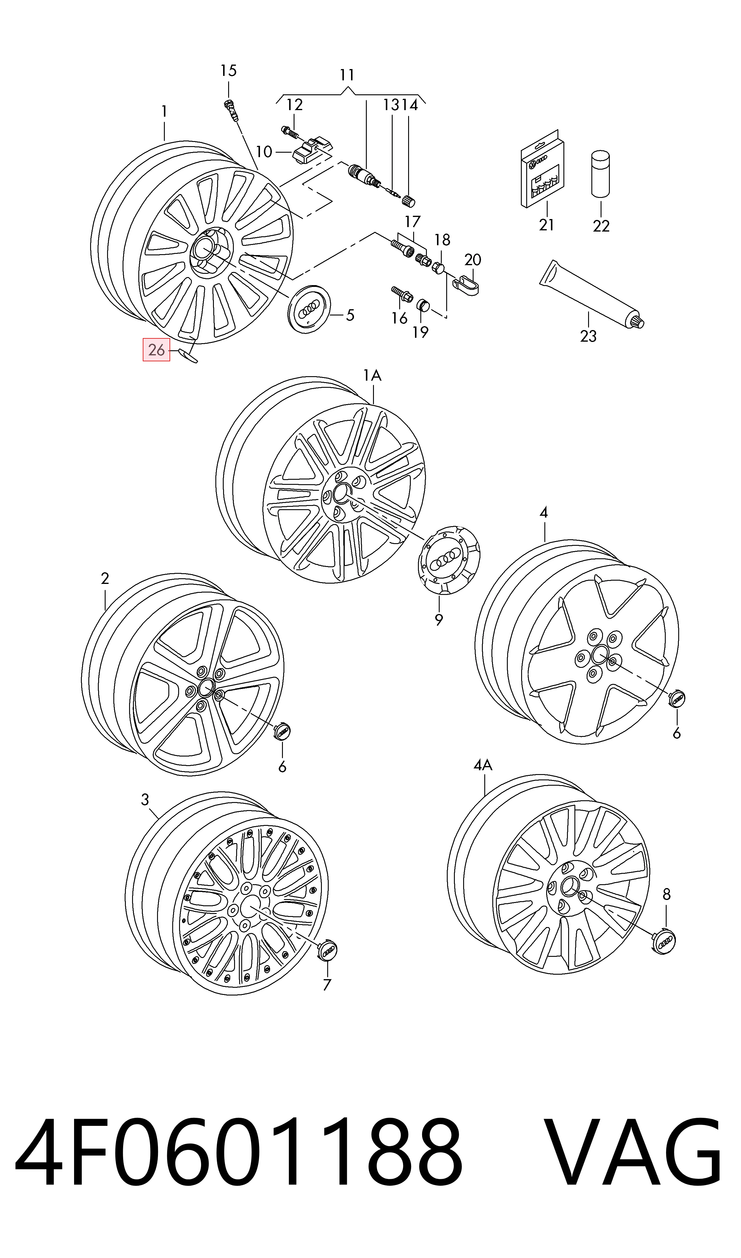 4F0601188 VAG 
