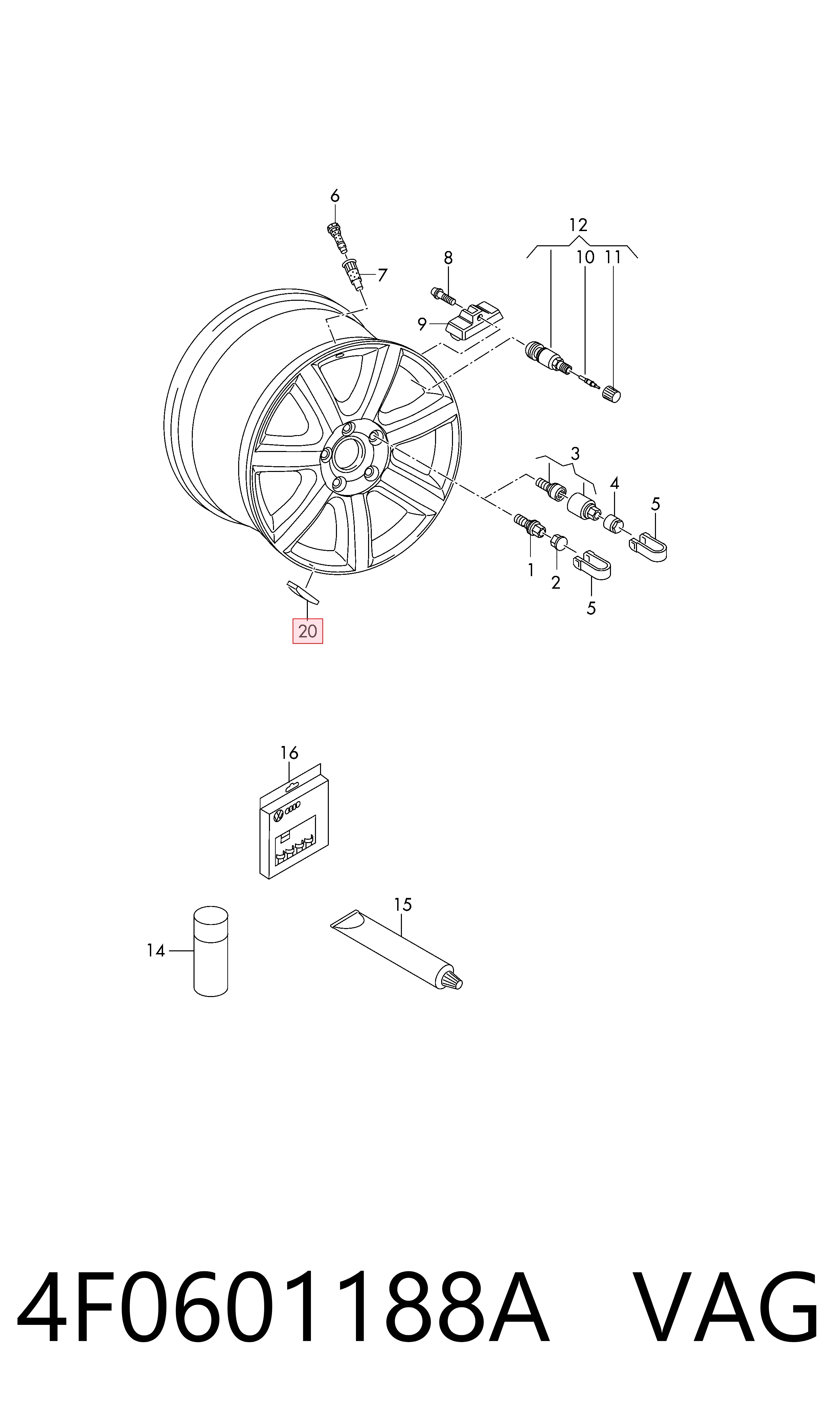 4F0601188A VAG