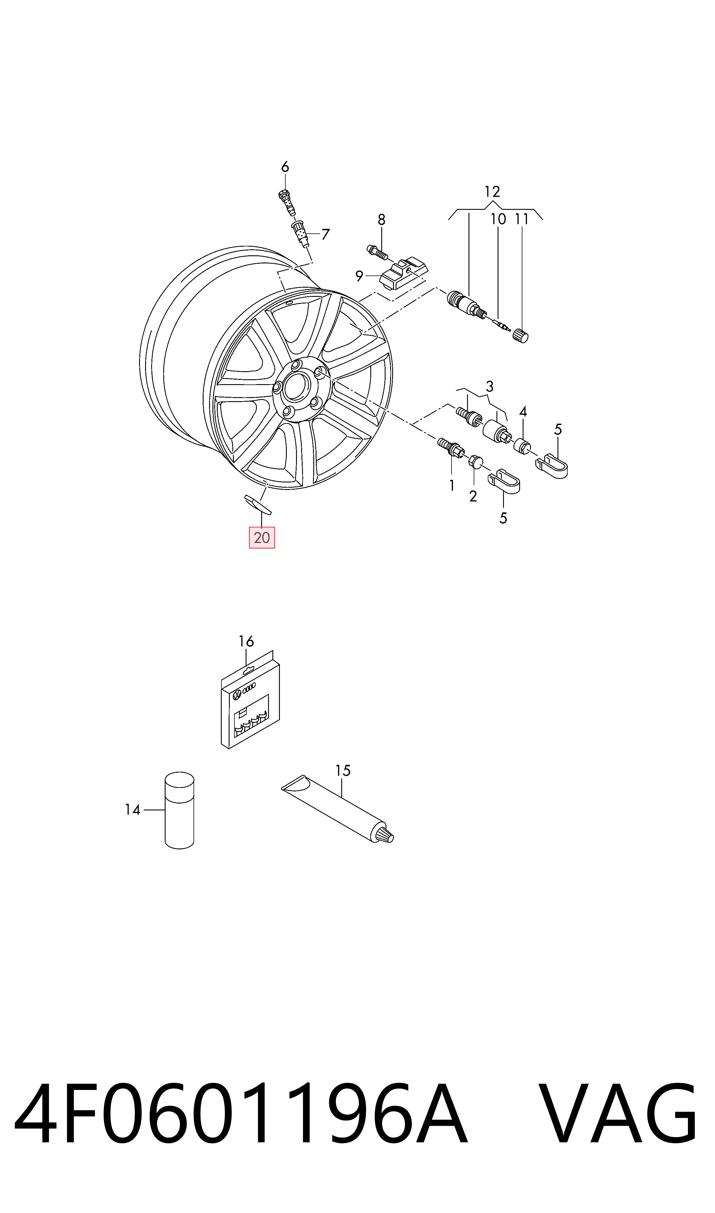4F0601196A VAG