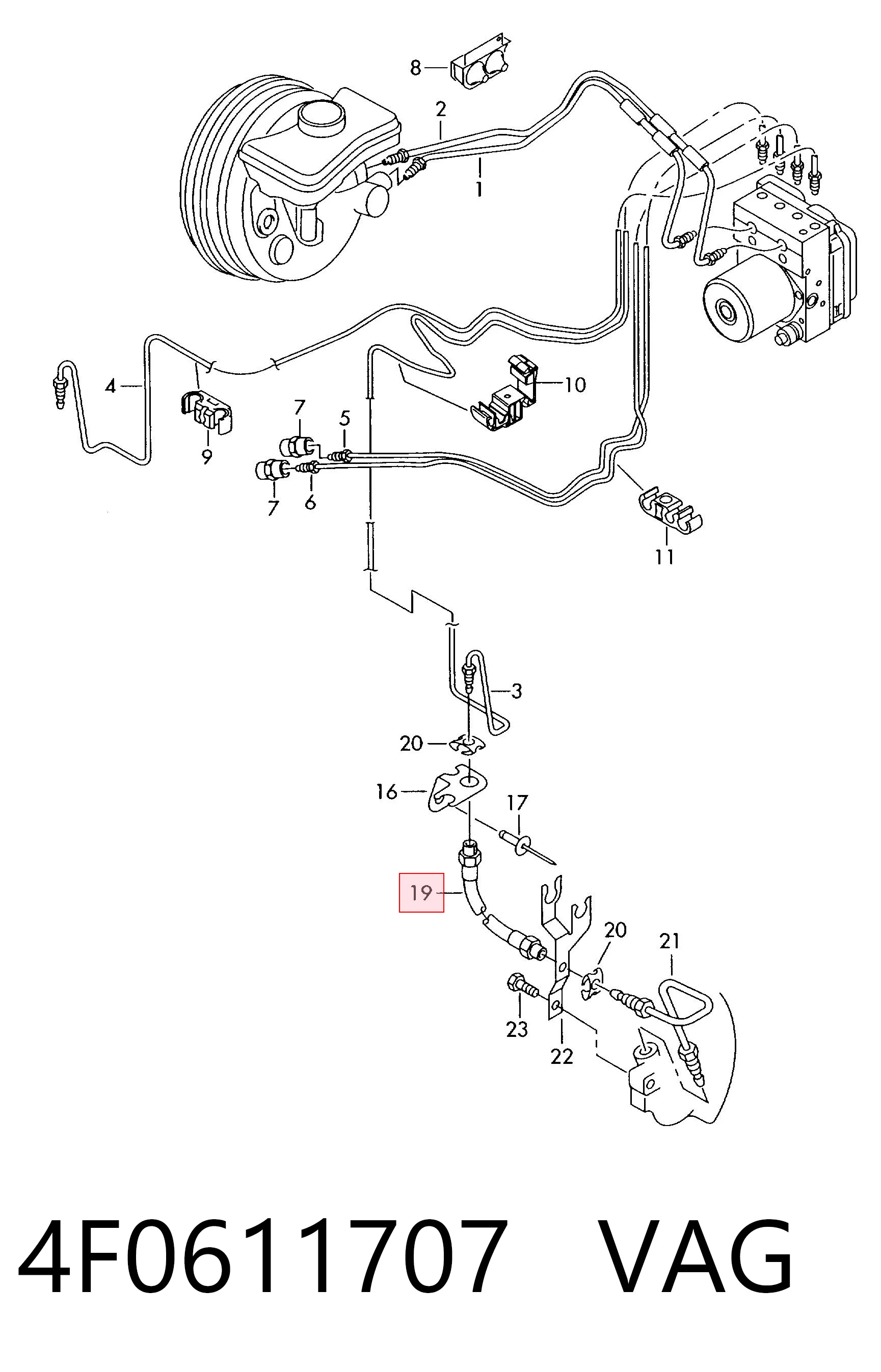  para Audi A6  (4FH)