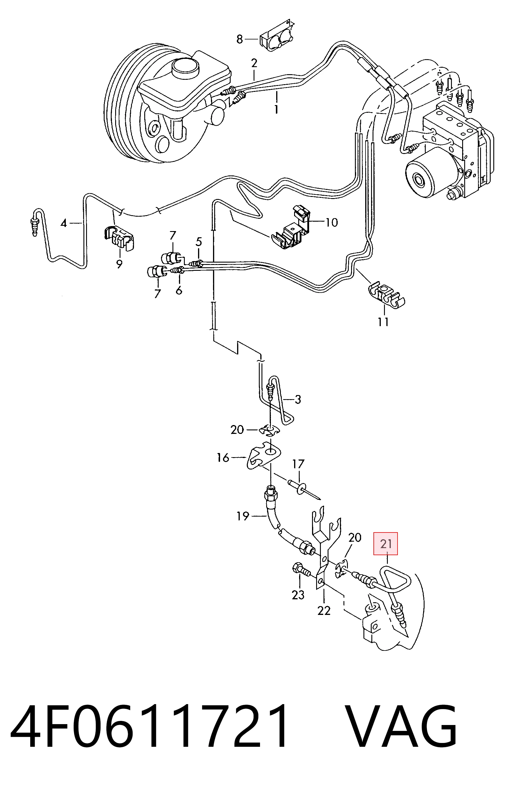 4F0611721 VAG