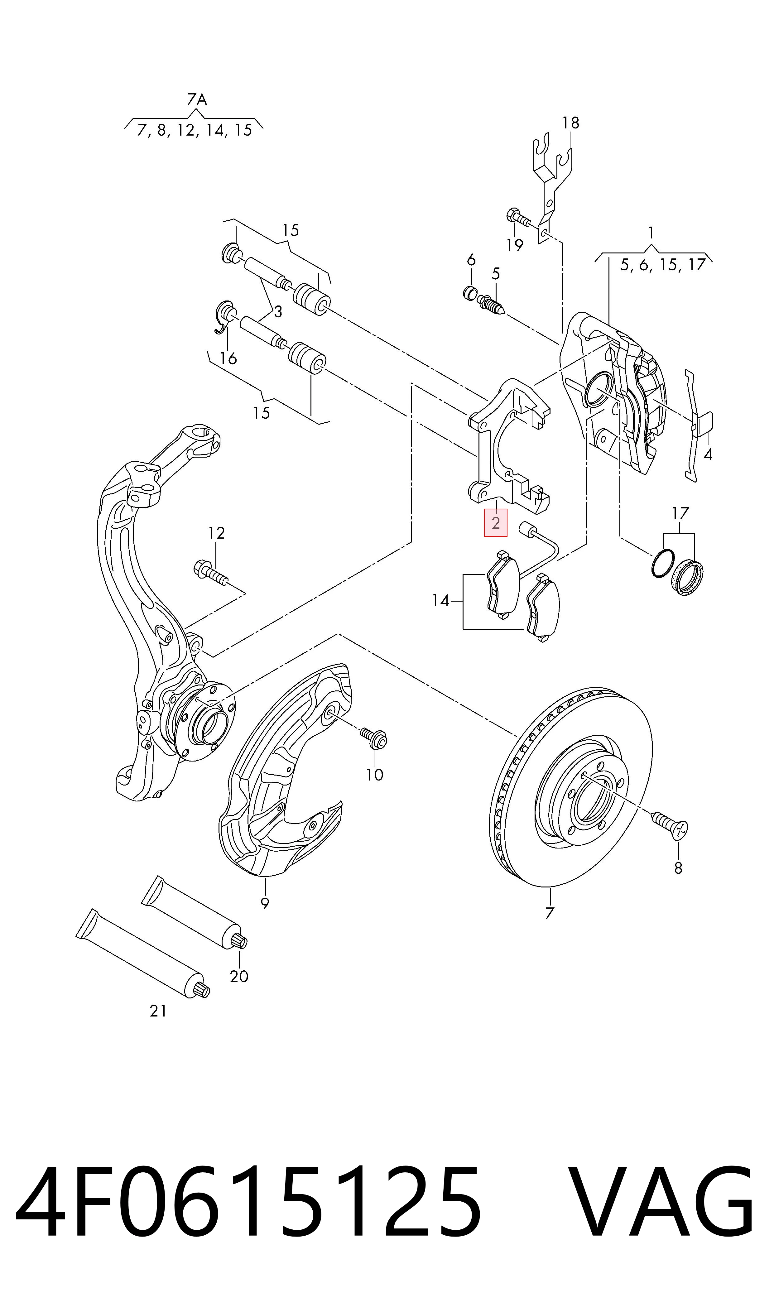 4F0615125 VAG 
