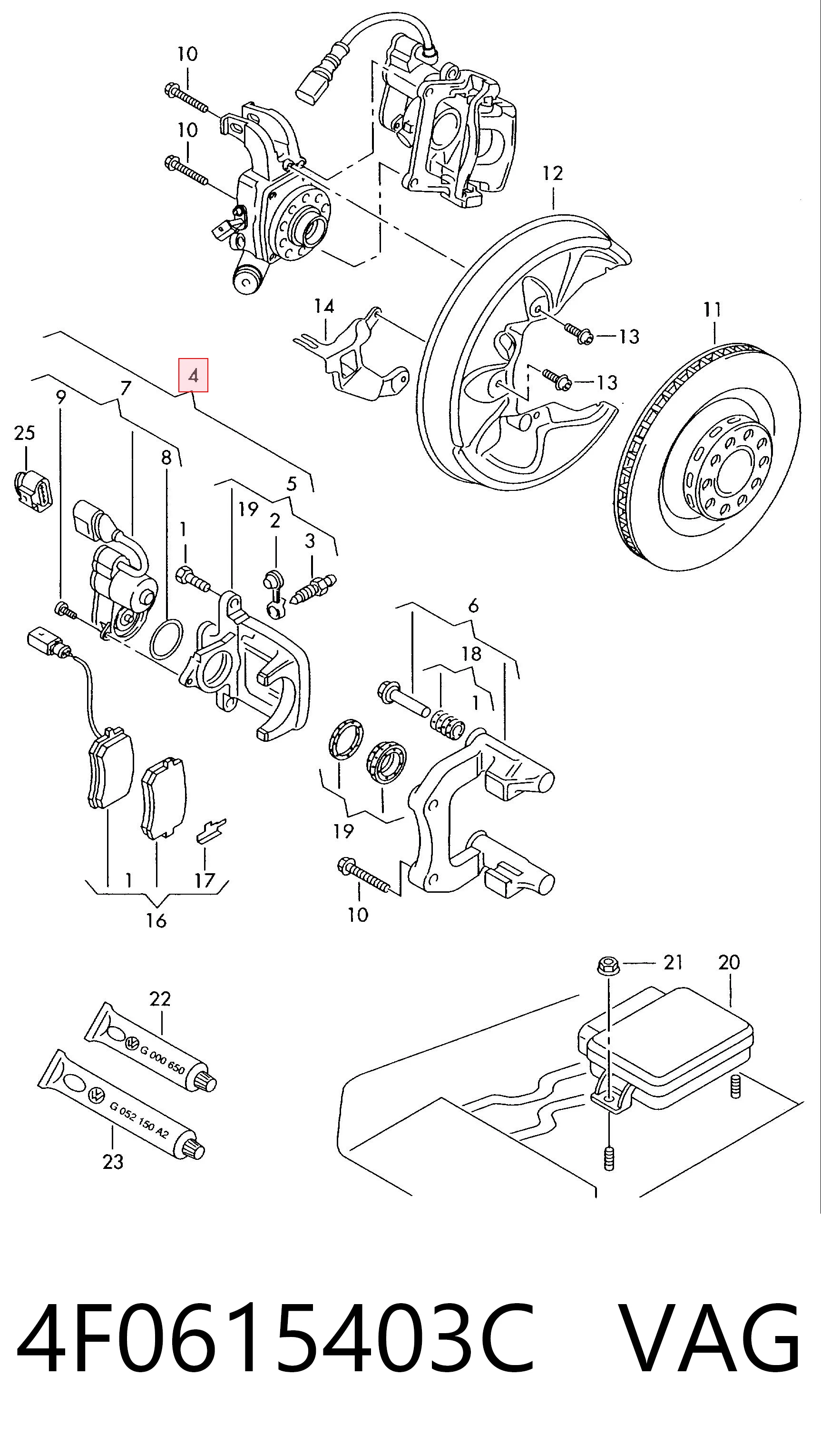 4F0615403C VAG