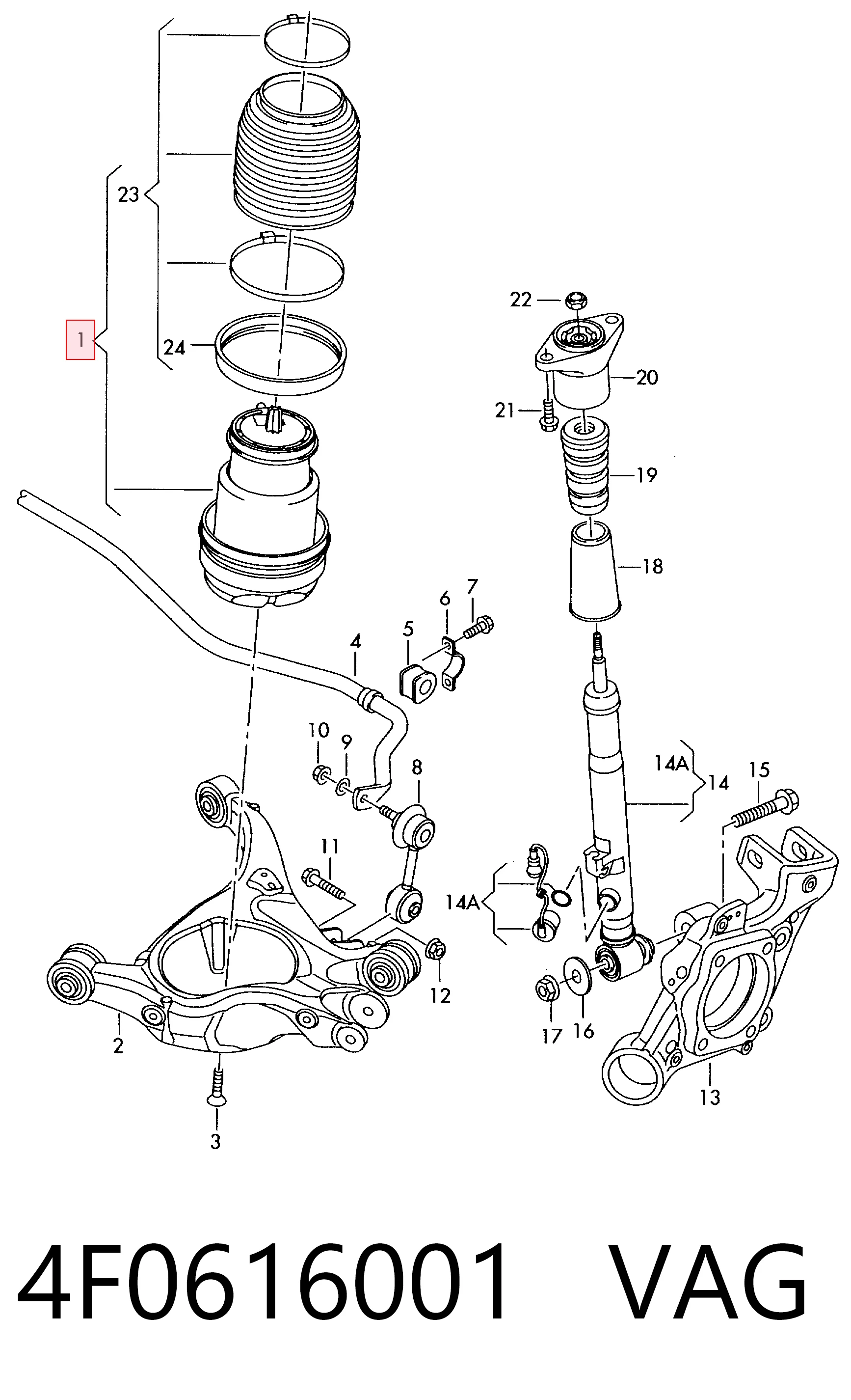 4F0616001 VAG