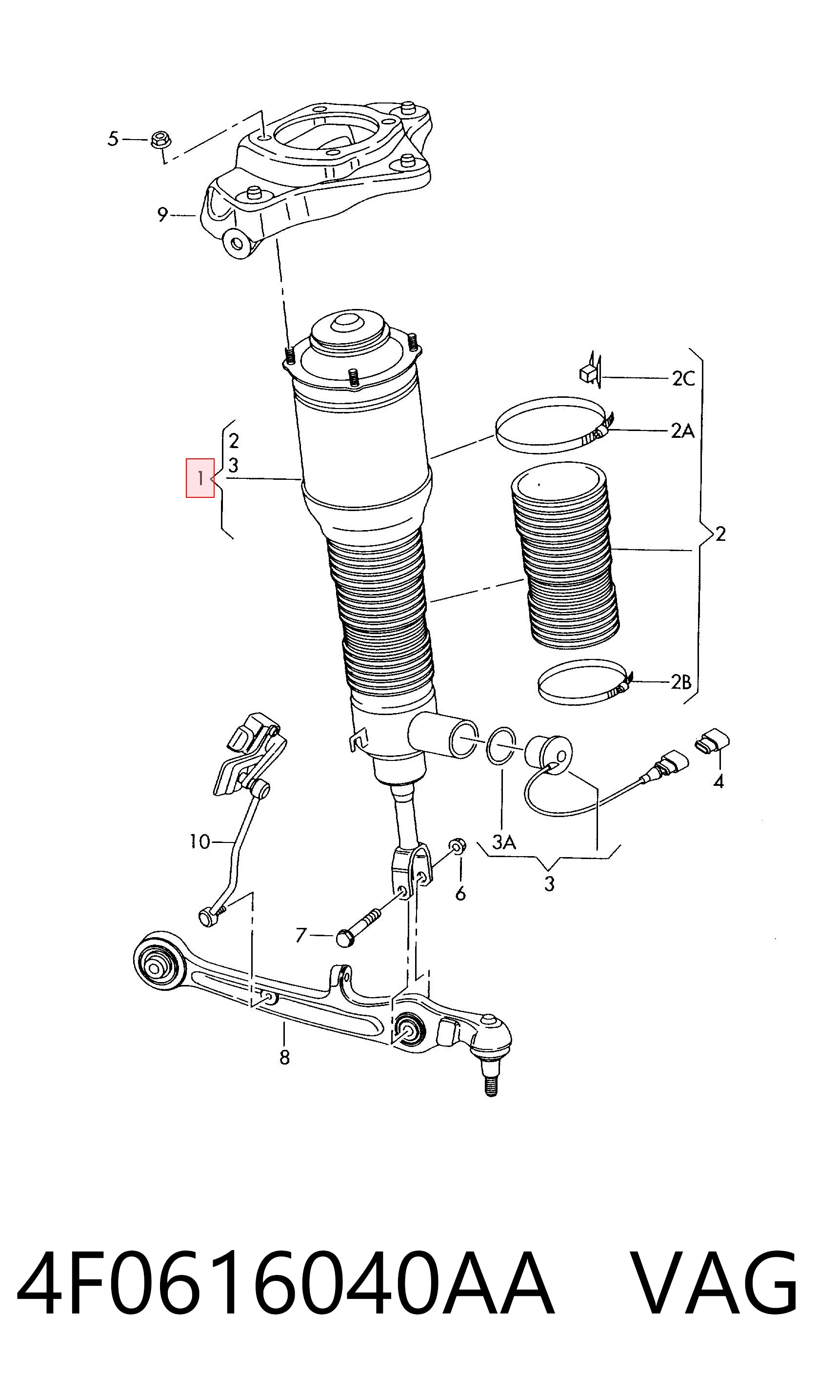4F0616040AA VAG
