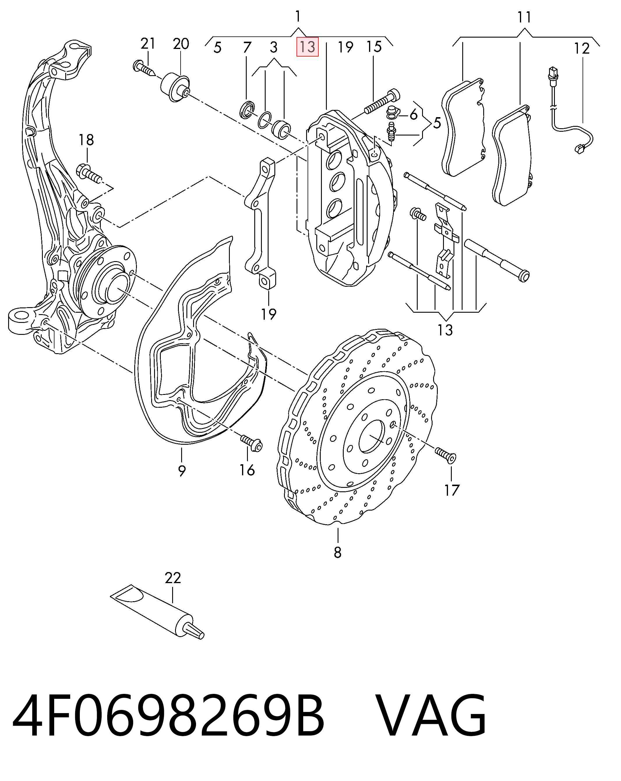 4F0698269B VAG