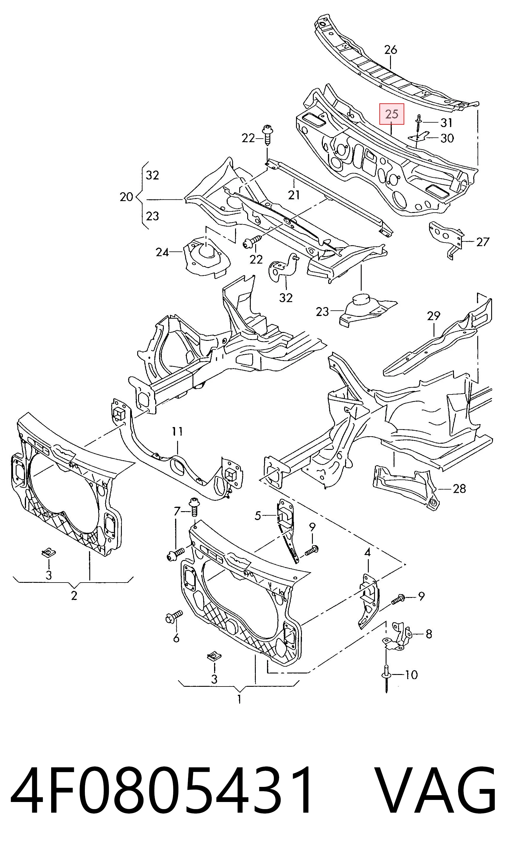 4F0805431 VAG