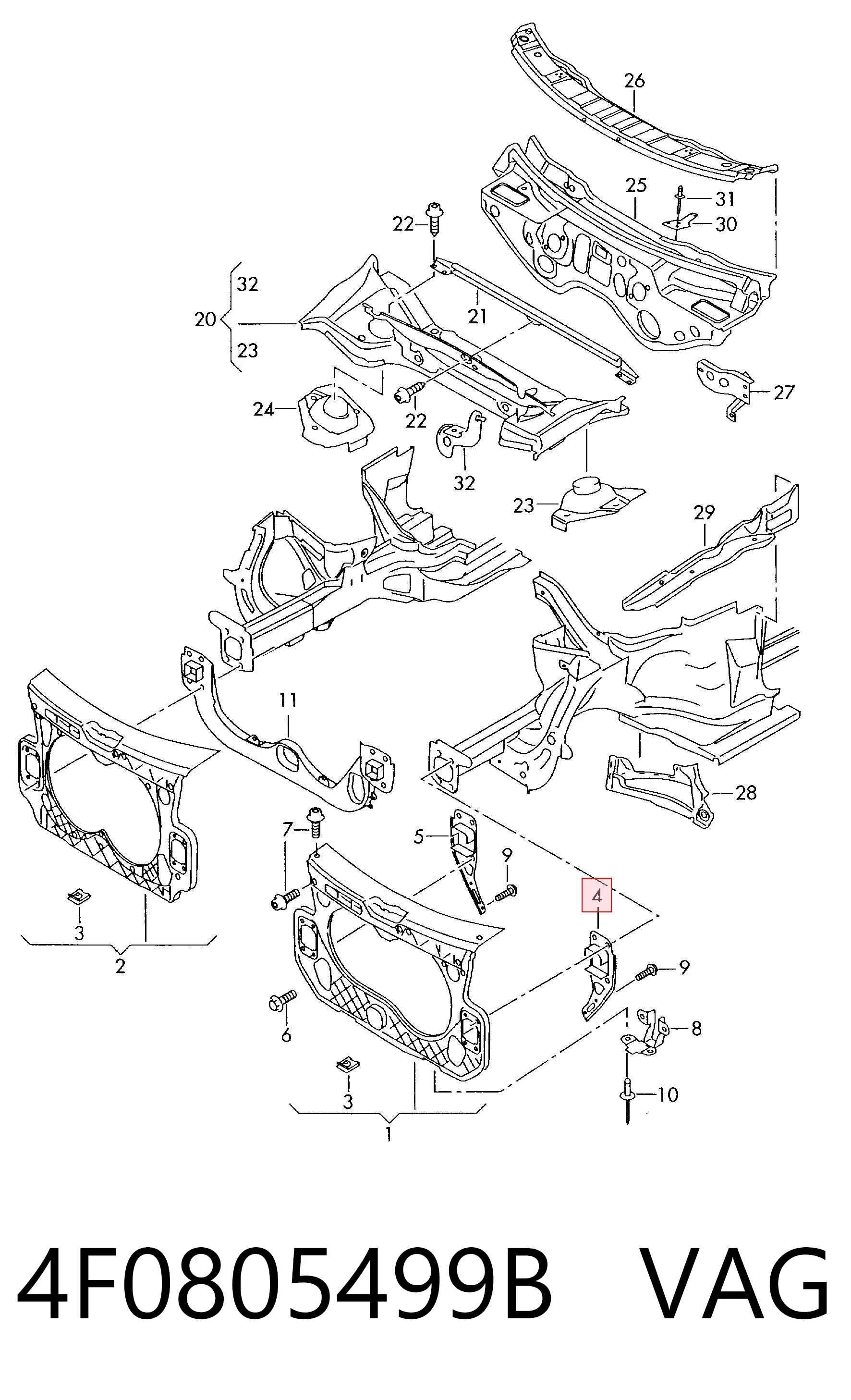 4F0805499B VAG