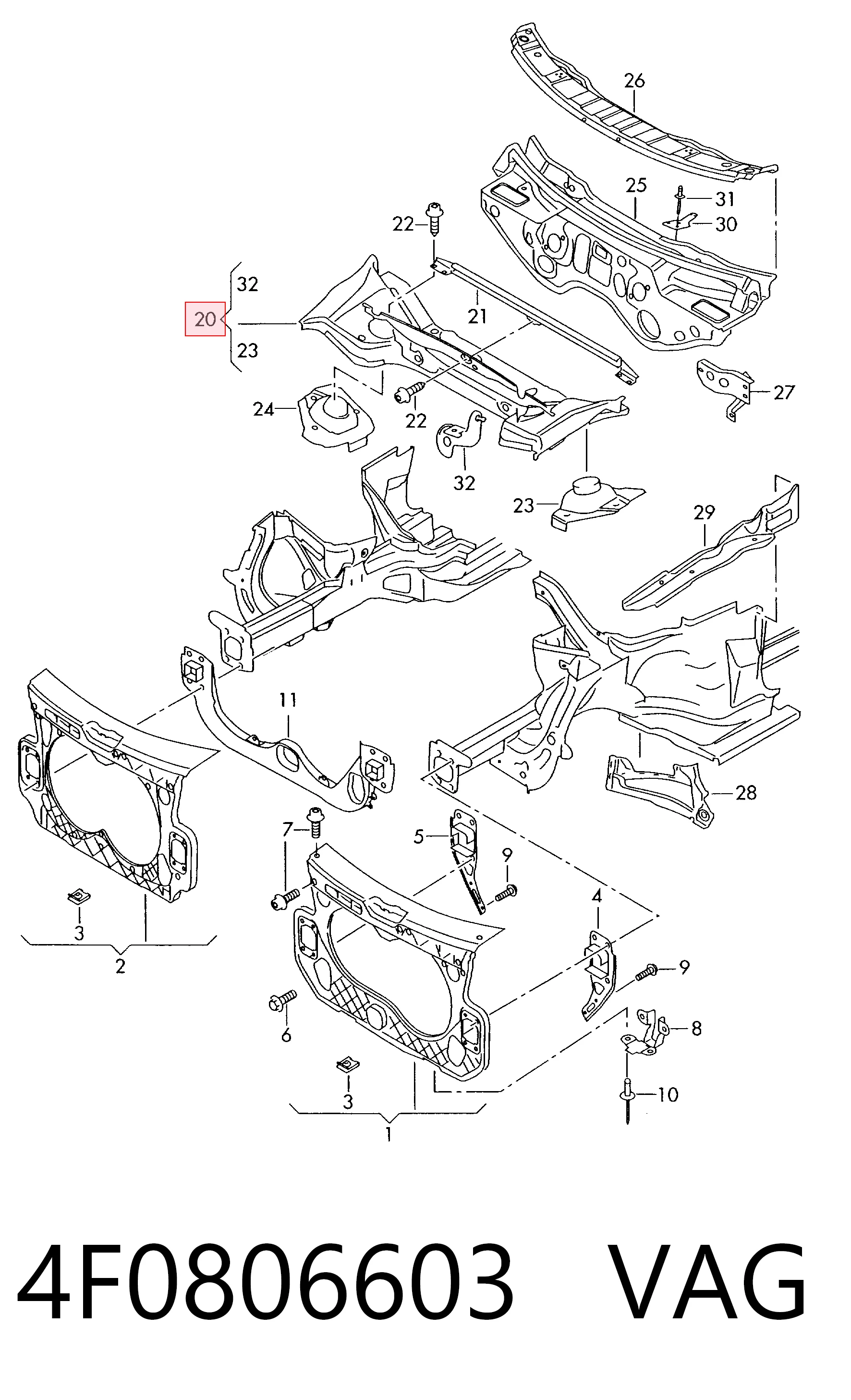 4F0806603 VAG