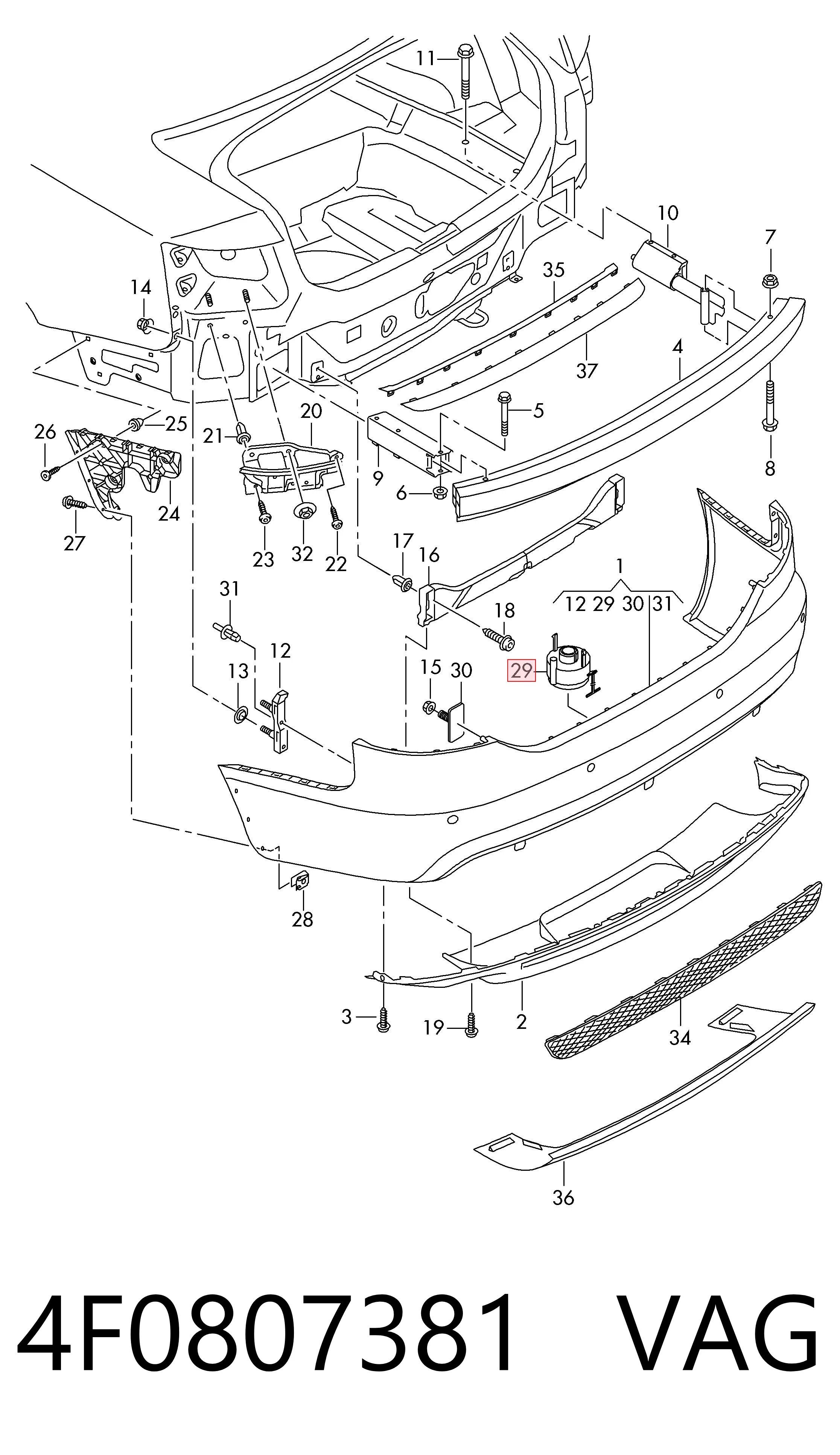 4F0807381 VAG