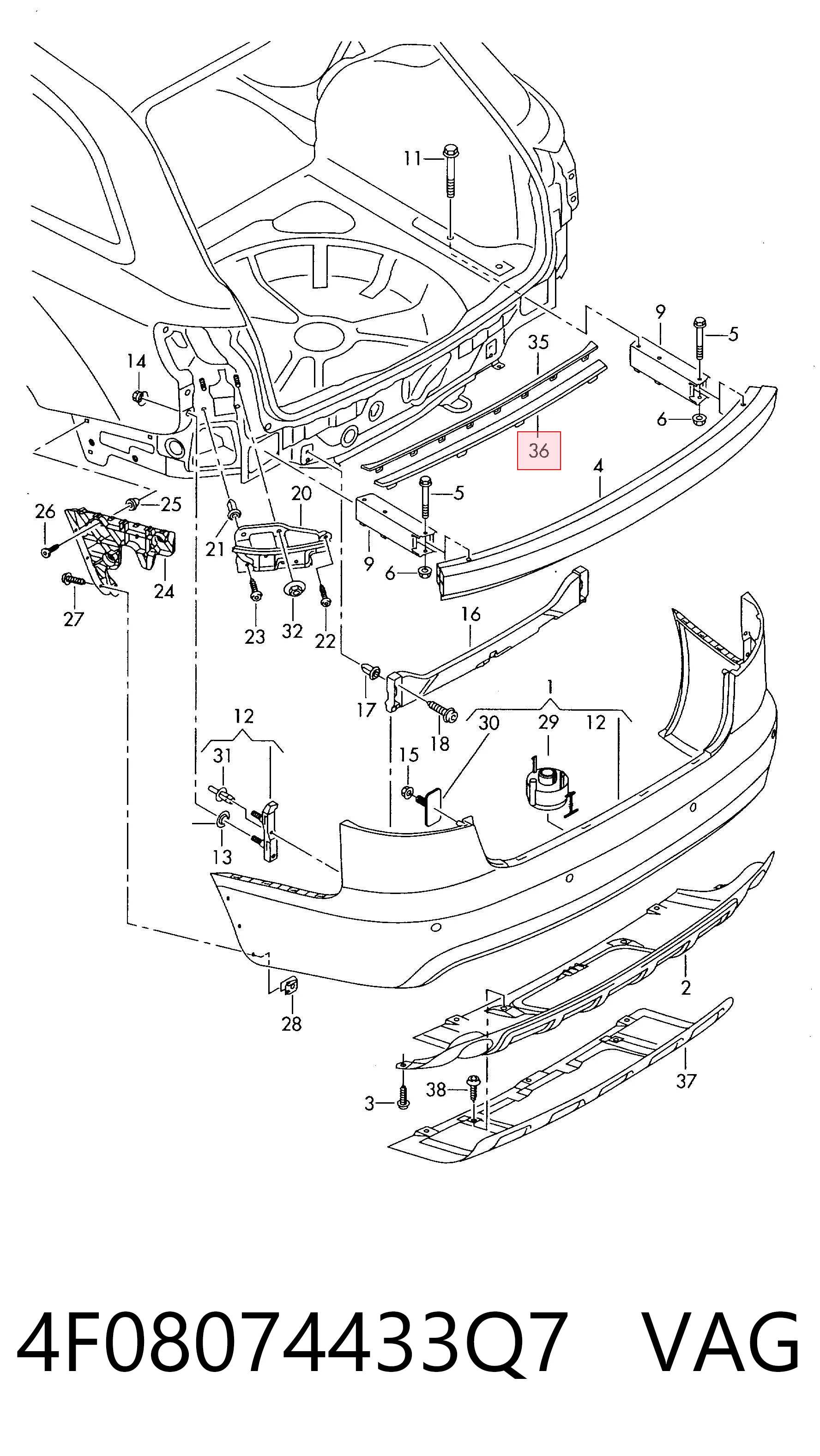 4F08074433Q7 VAG