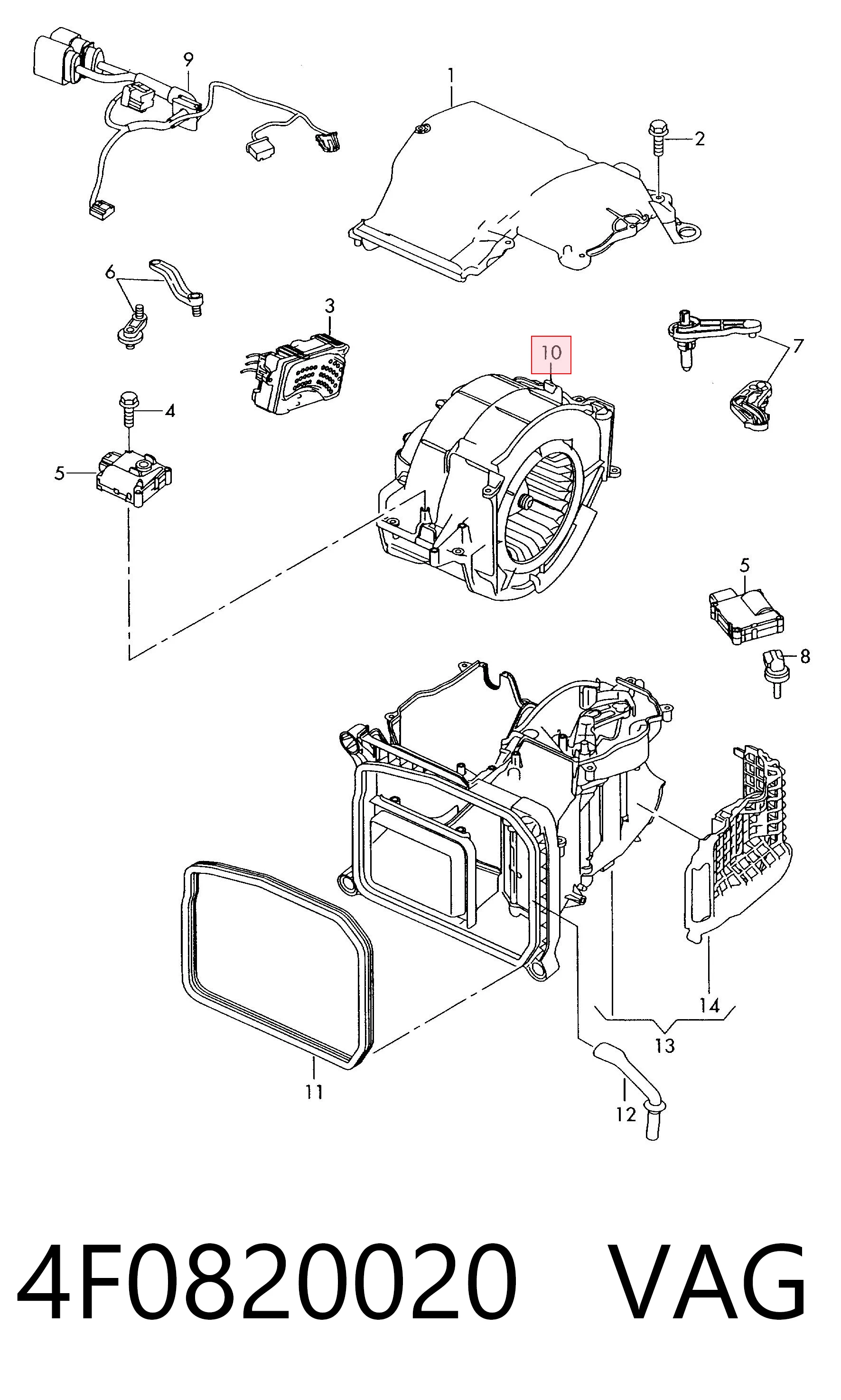 4F0820020 VAG