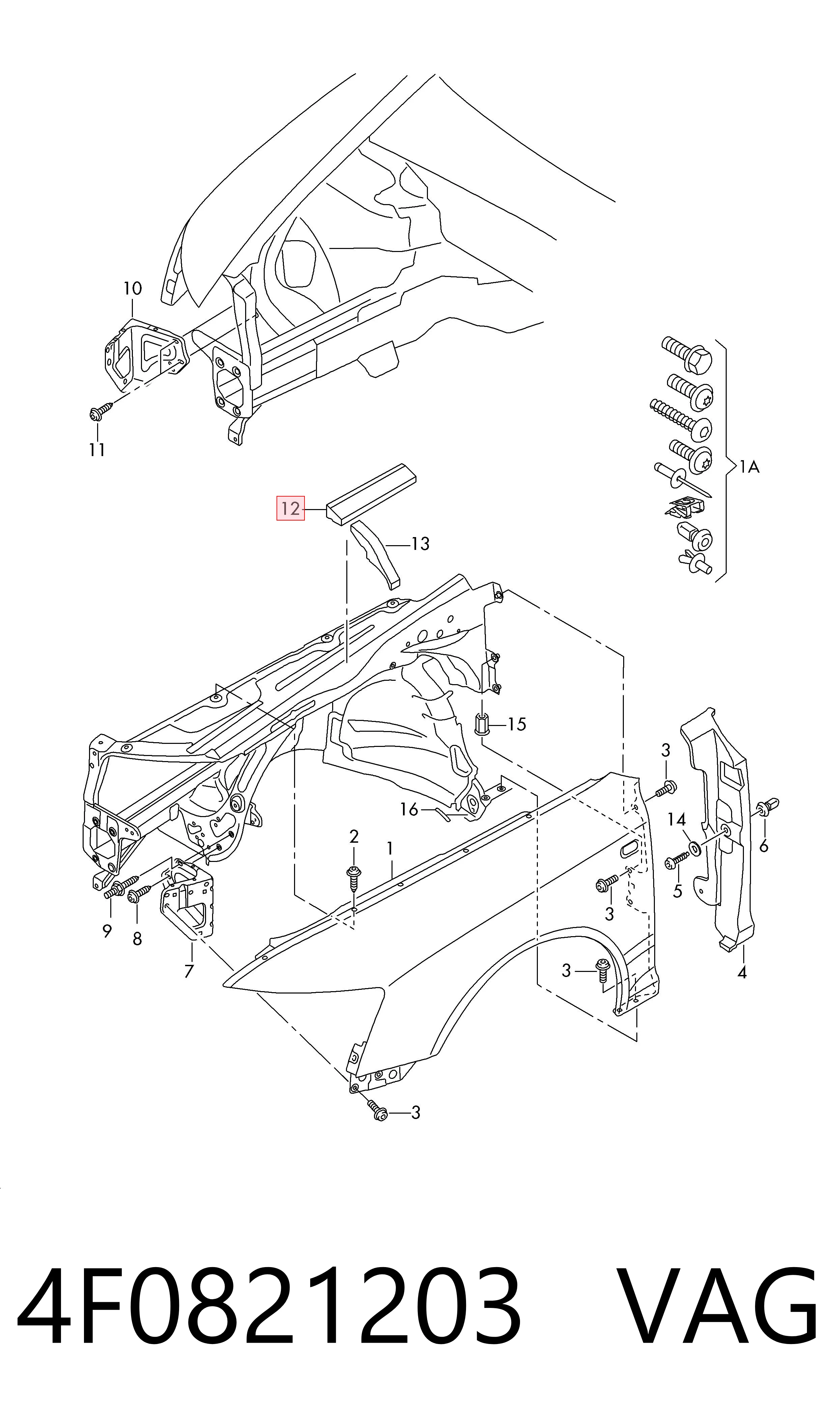 4F0821203 VAG