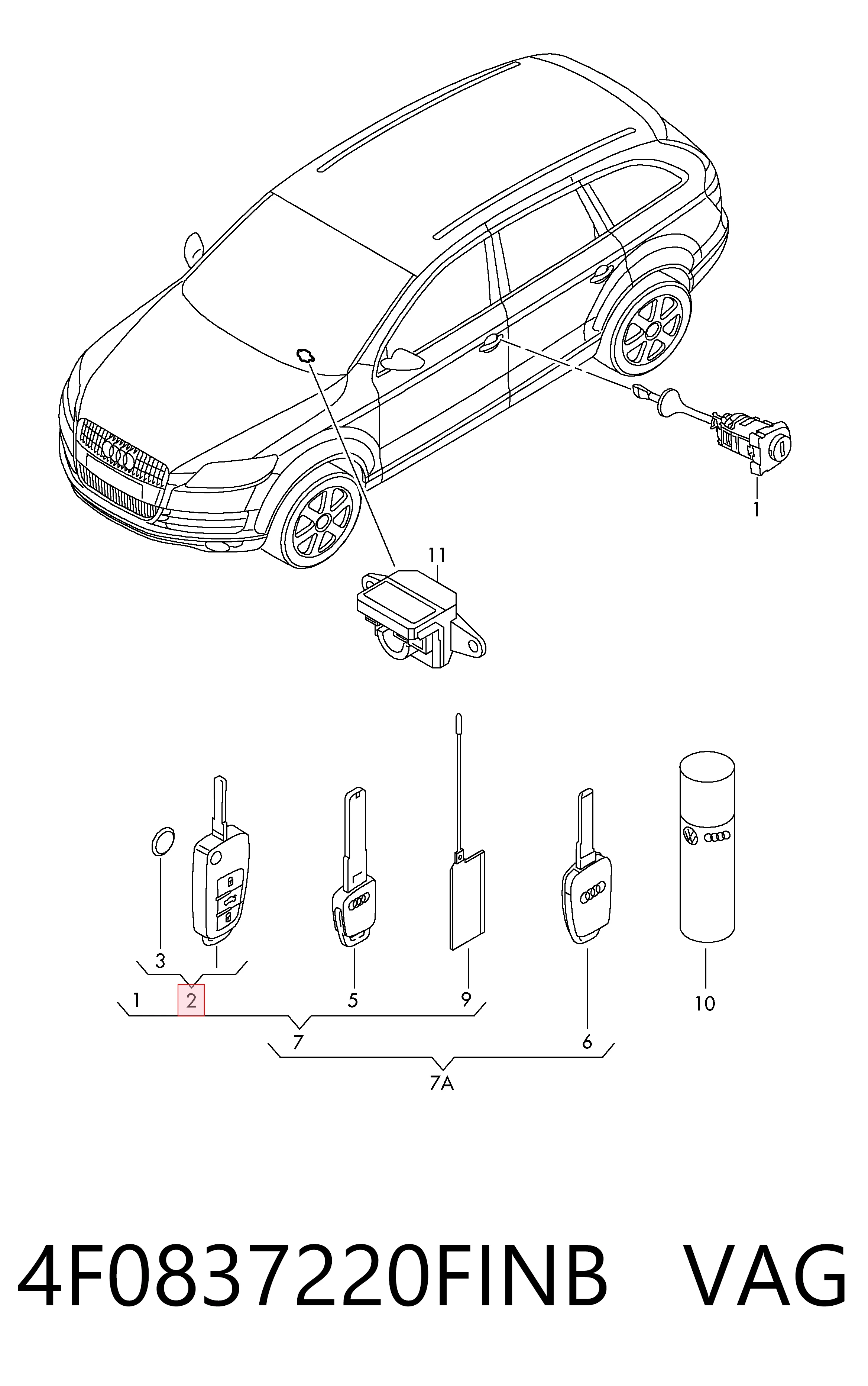 4F0837220FINB VAG