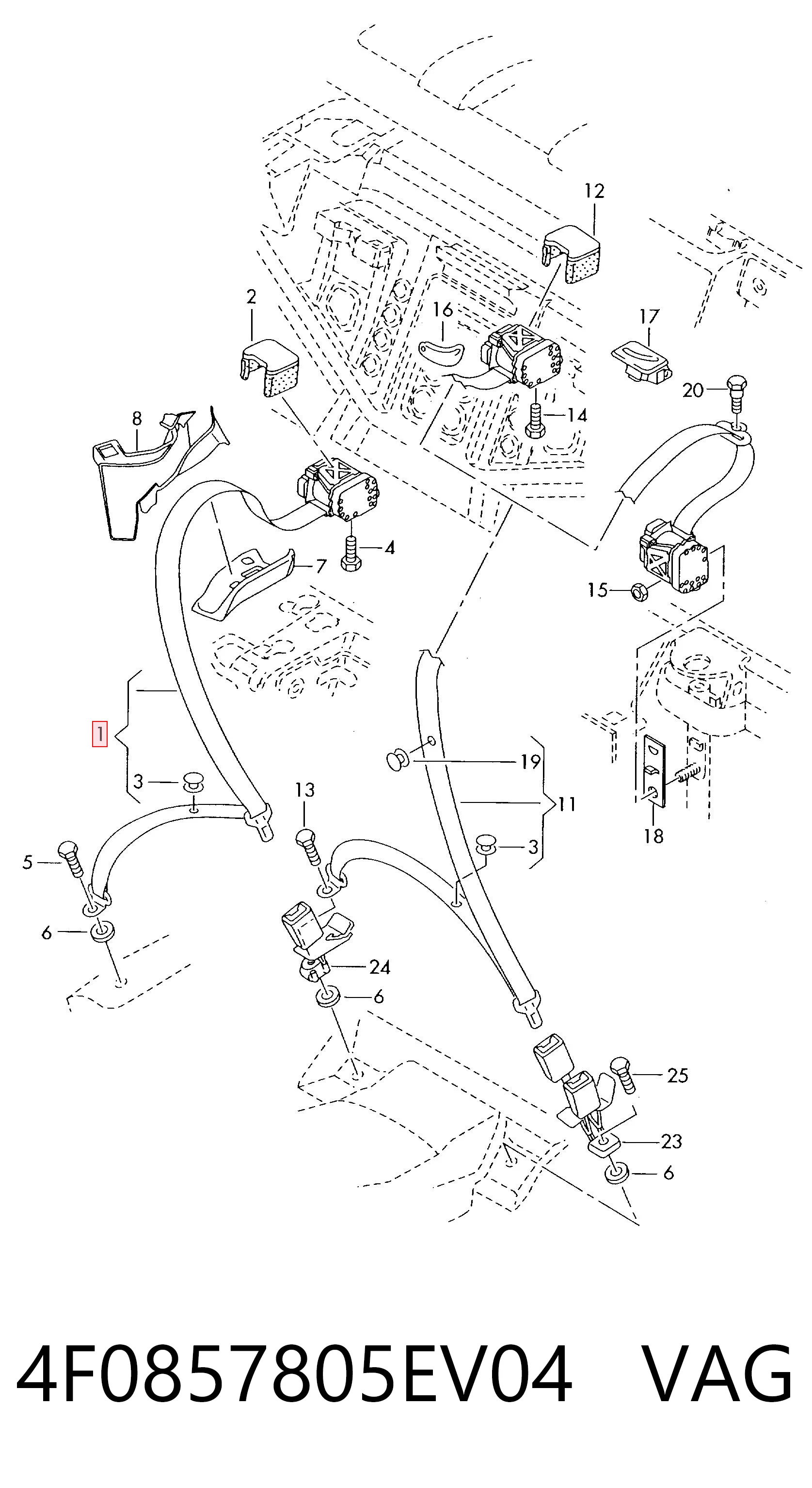 4F0857805EV04 VAG