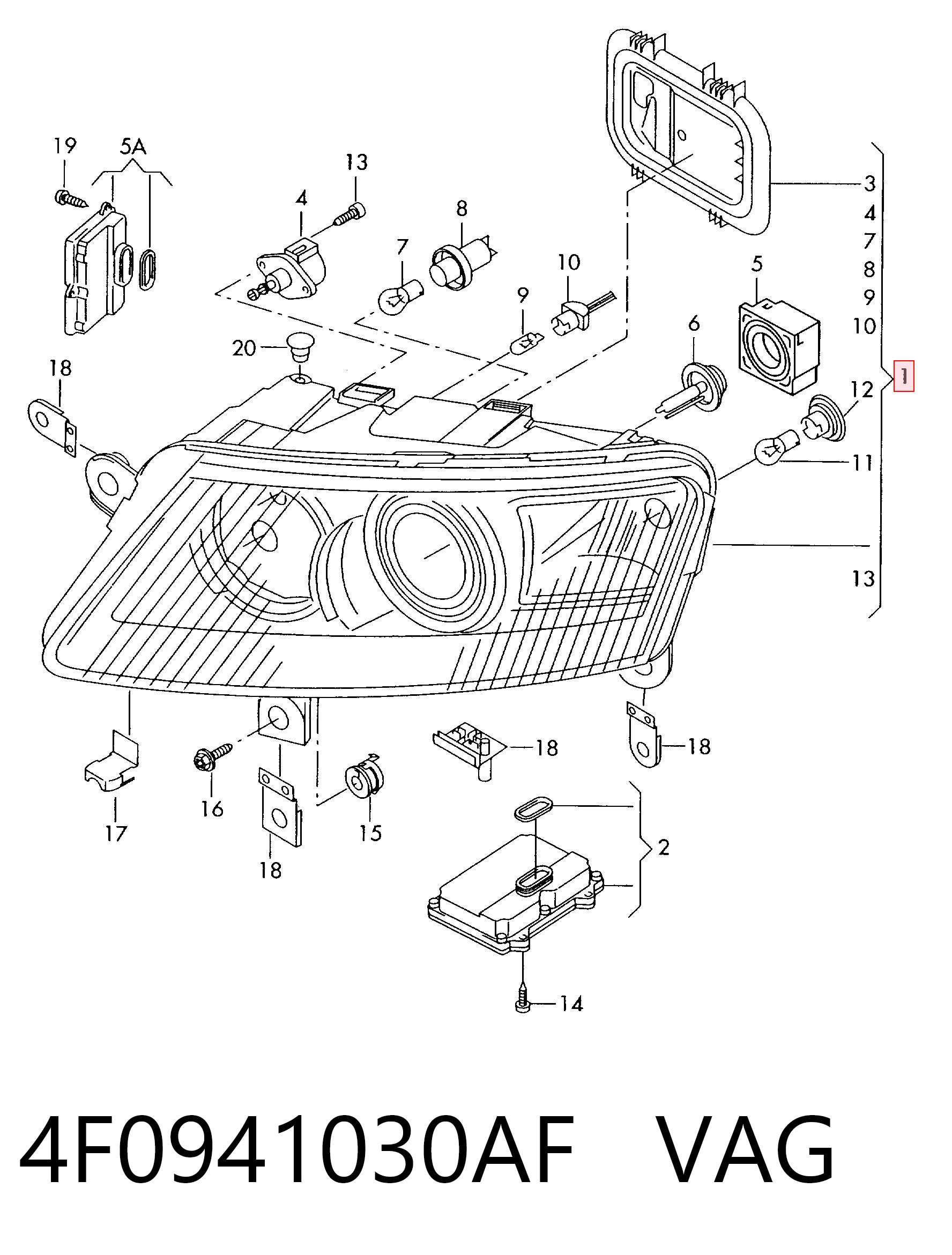 4F0941030AF VAG
