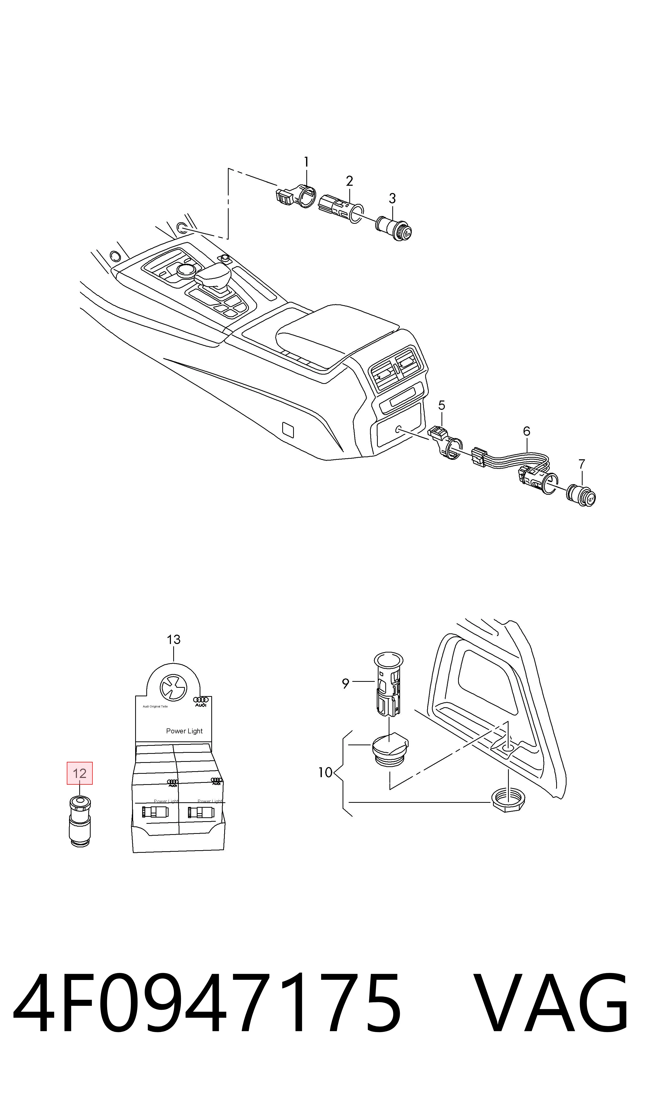 4F0947175 VAG 