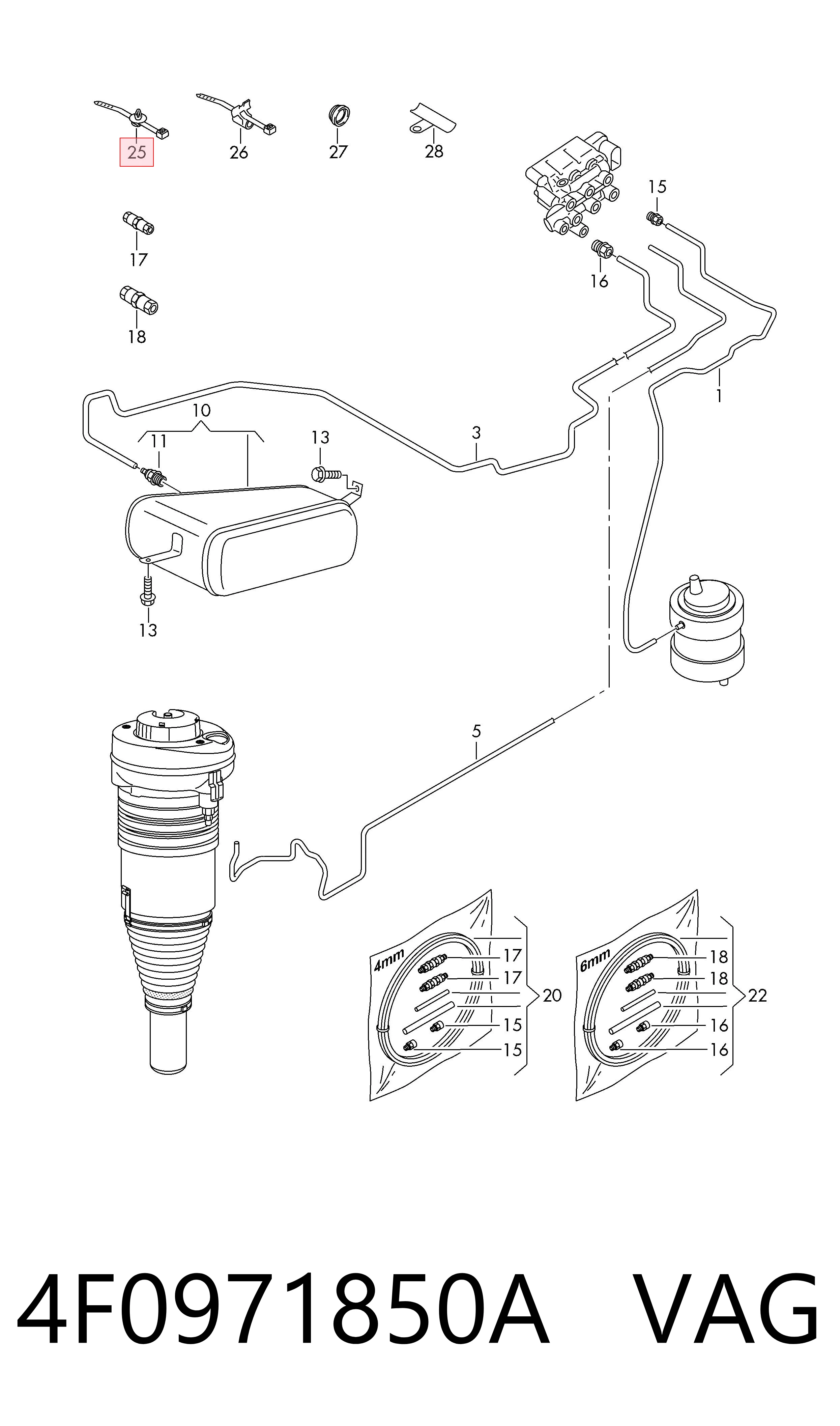 4F0971850A VAG 