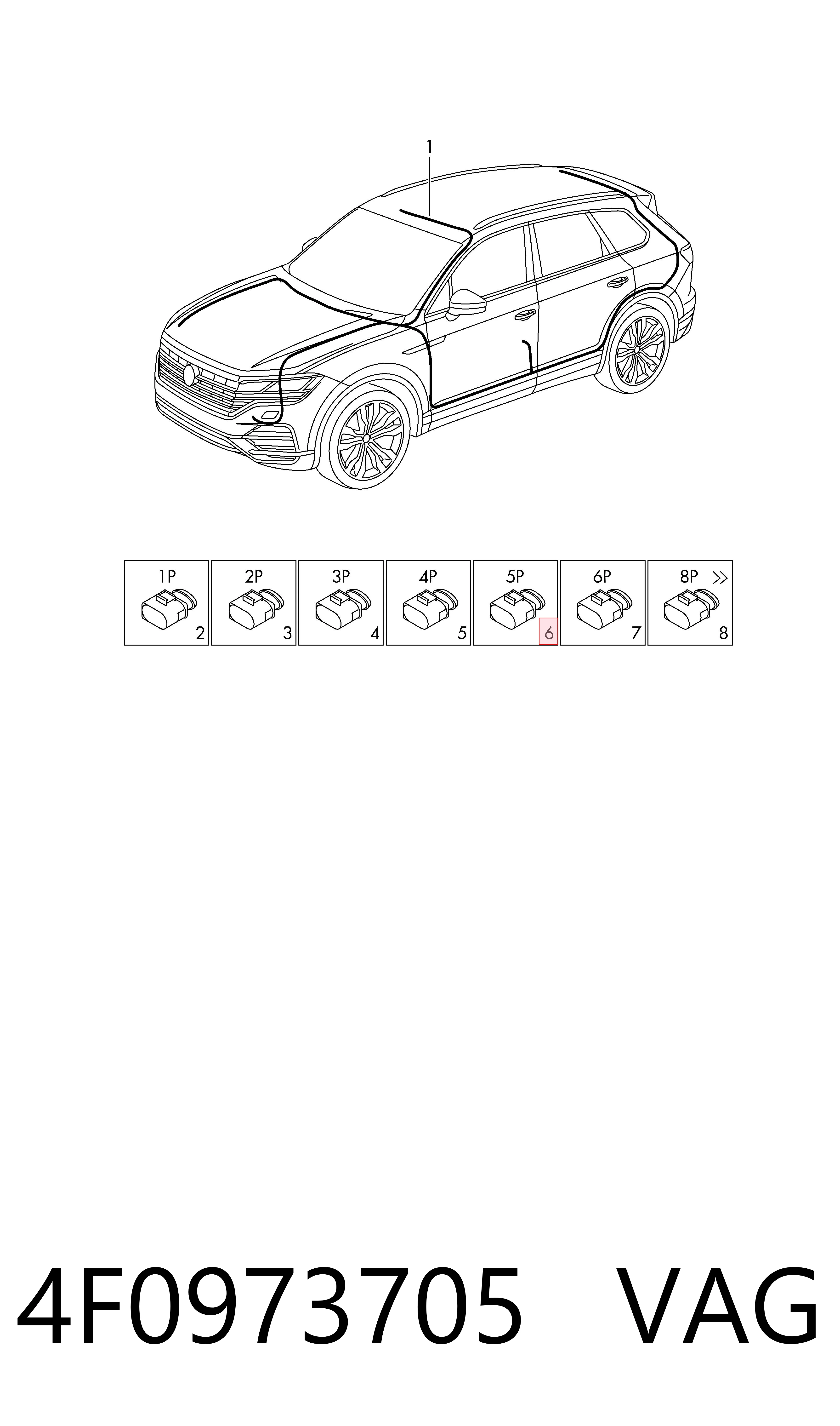  VAG 4F0973705 preço, a partir de 12,65 USD