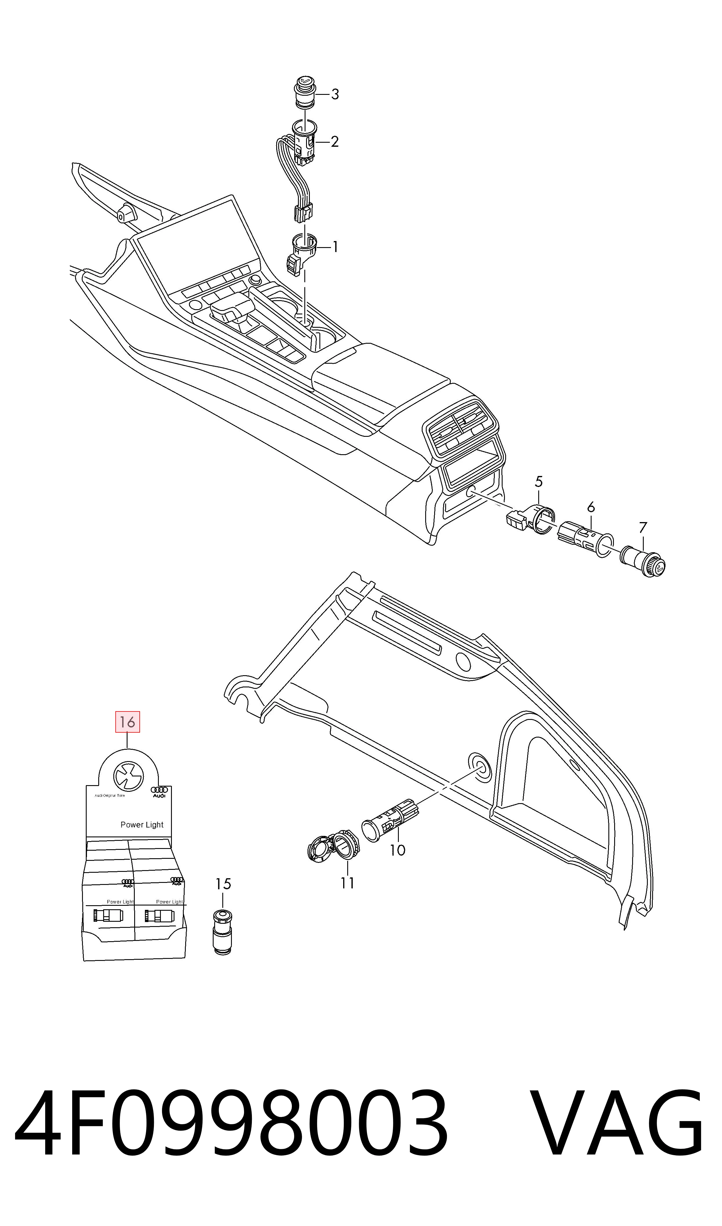 4F0998003 VAG